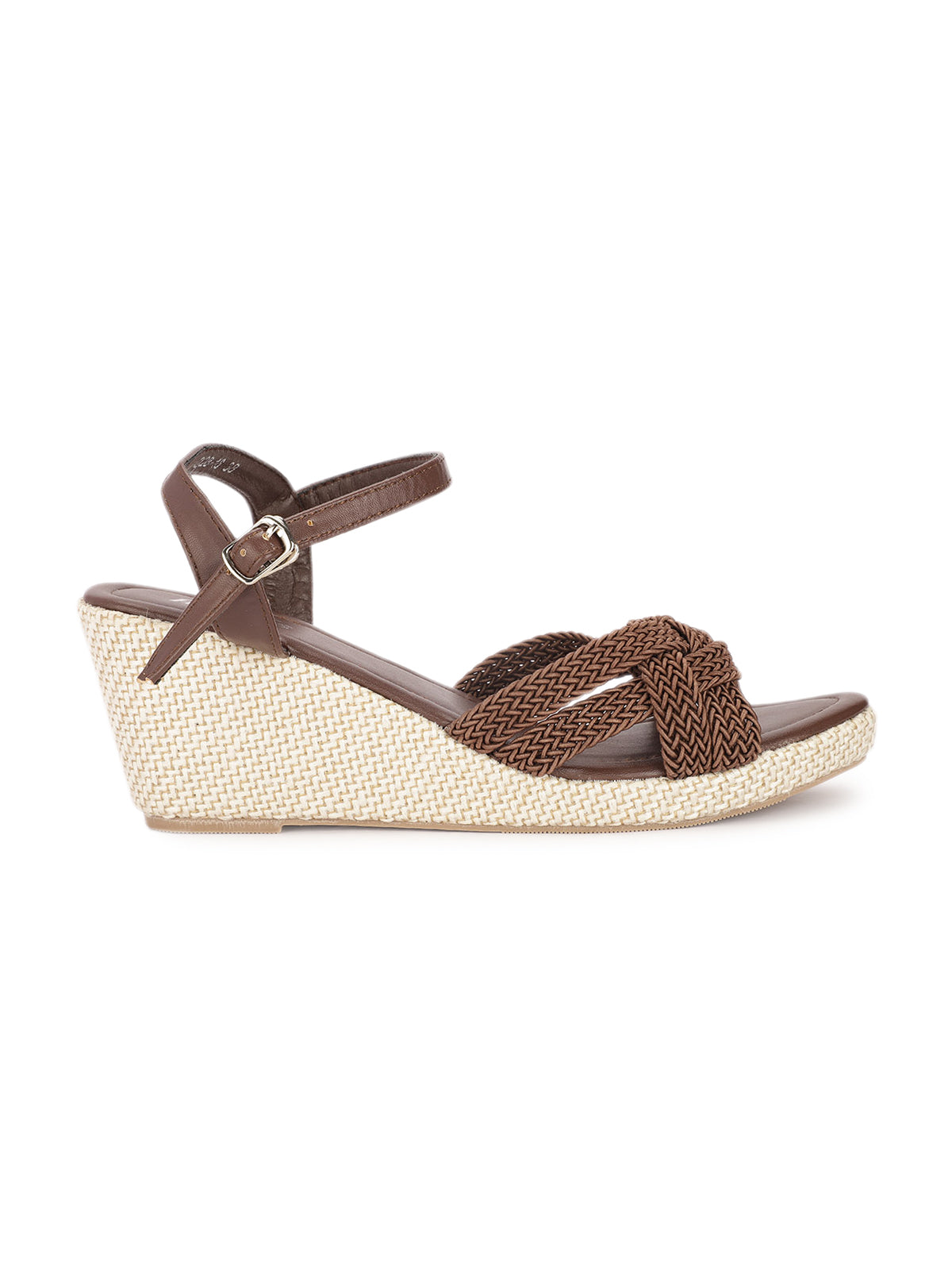 Xenia Crochet Jute Wedge Sandals