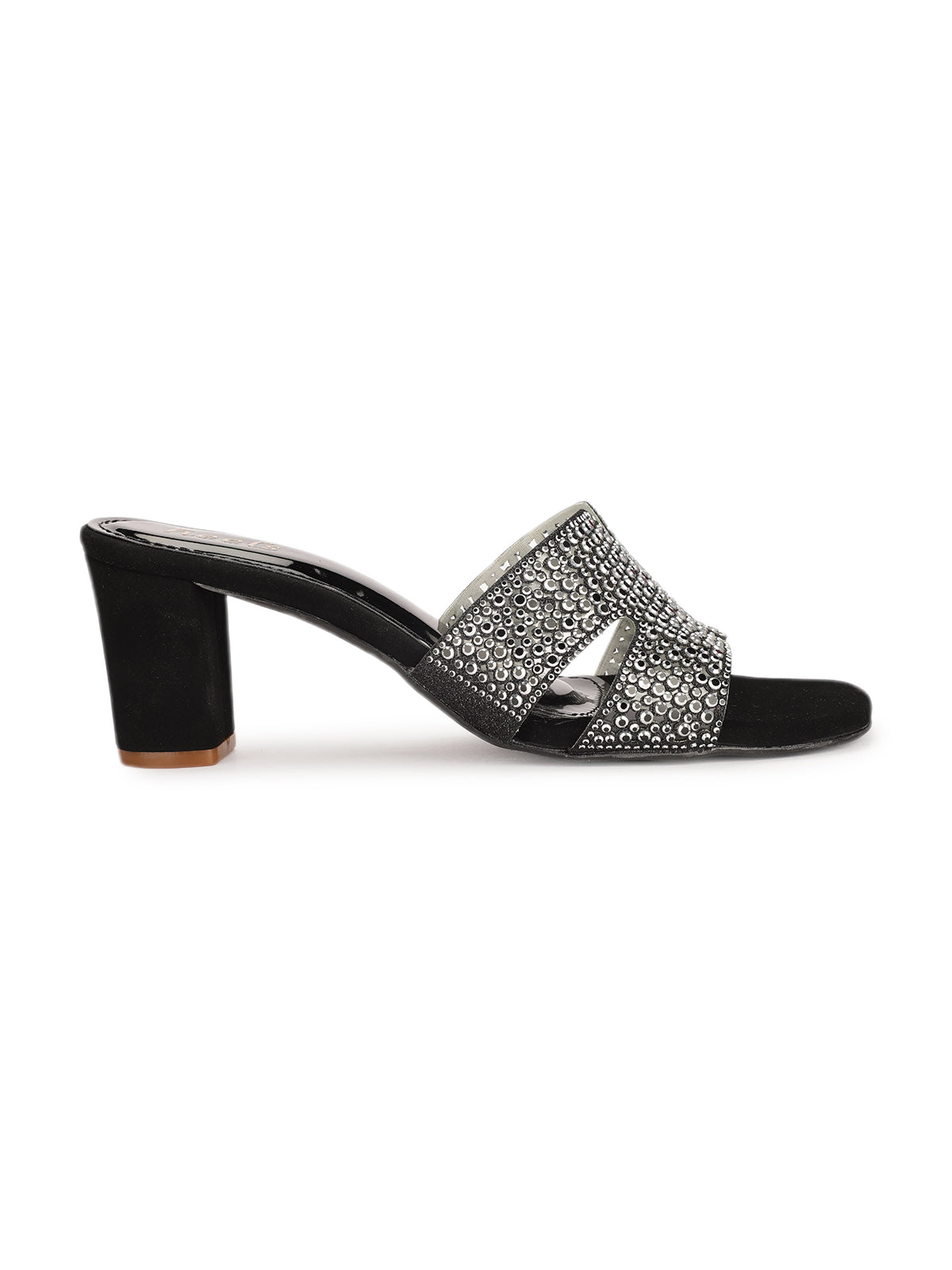 Helene Bling Block Heel Muse