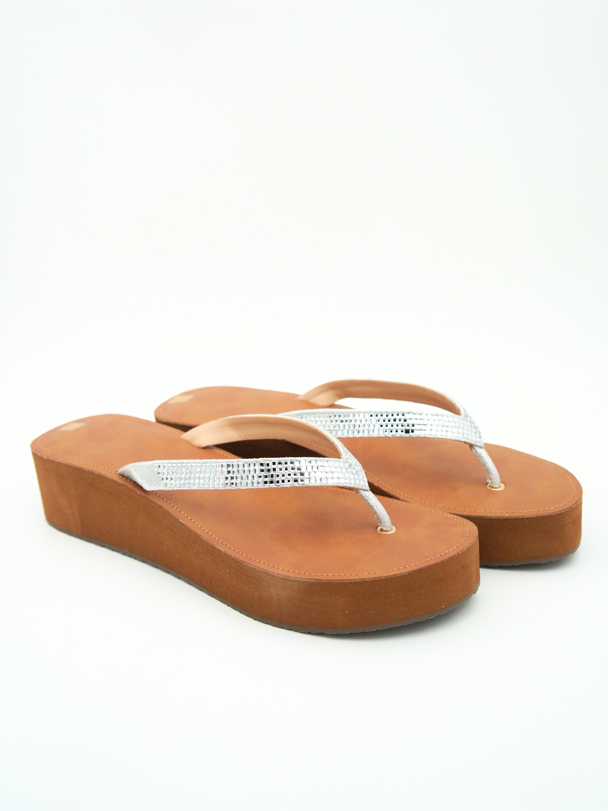 Santorini V Shape Wedge Slippers