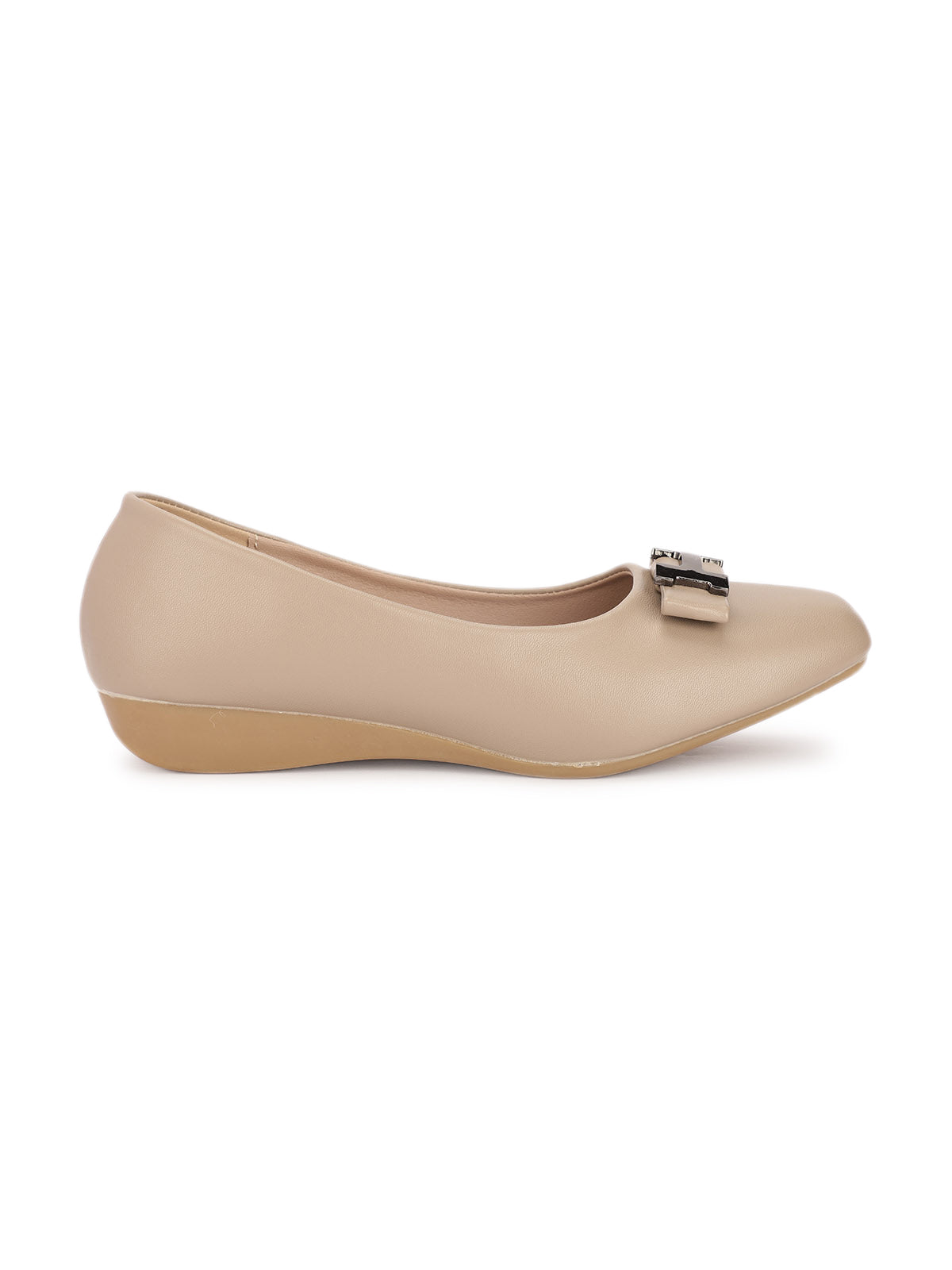 Pisa Buckled Bow Flat Ballerinas