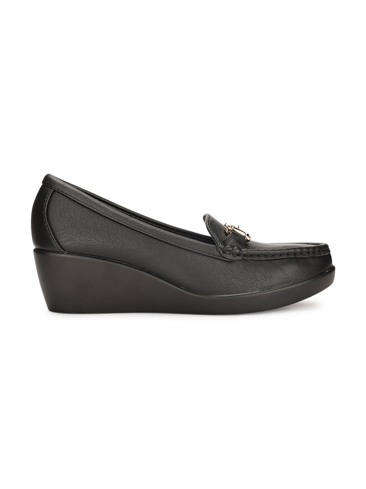 Renard Cushioned Wedge Heel Loafers