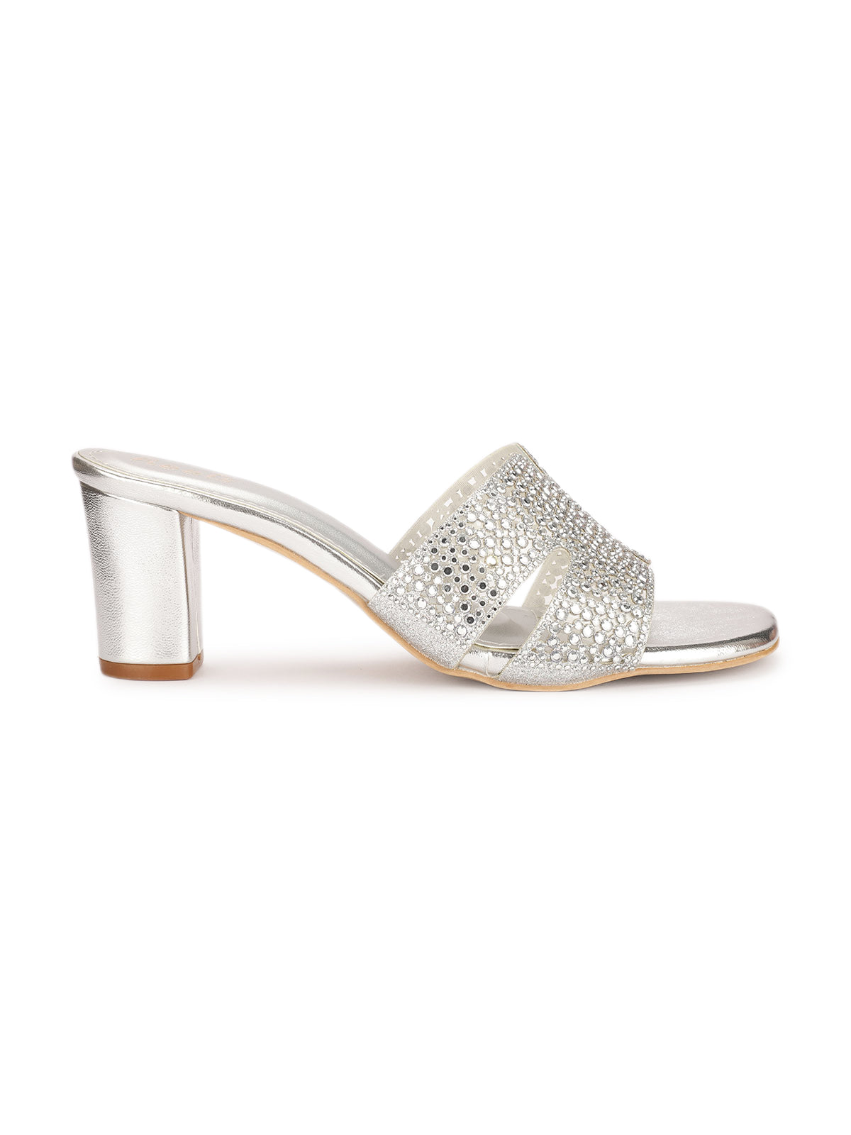 Helene Bling Block Heel Muse