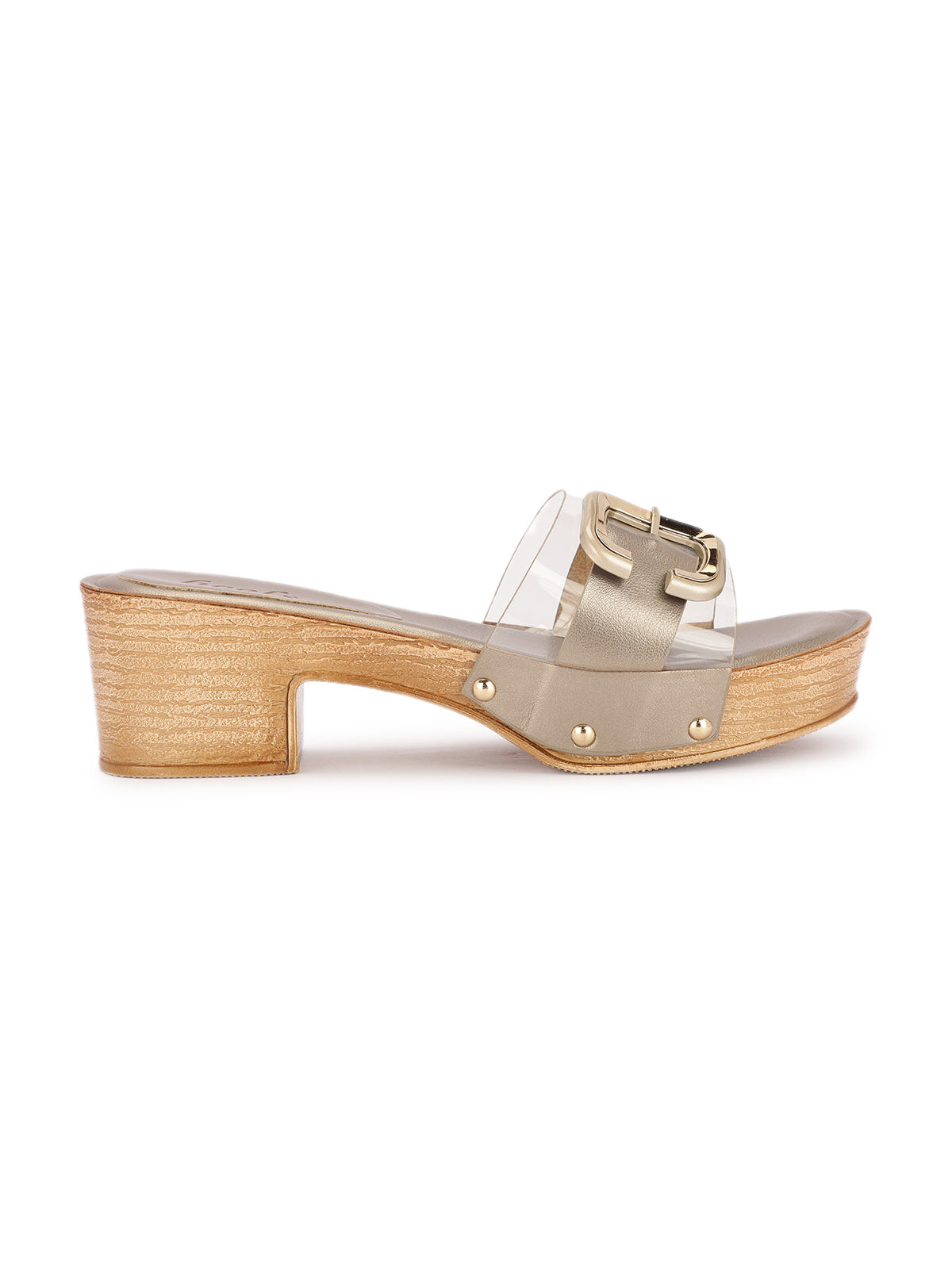 Armas Transparent Block Platform Heels