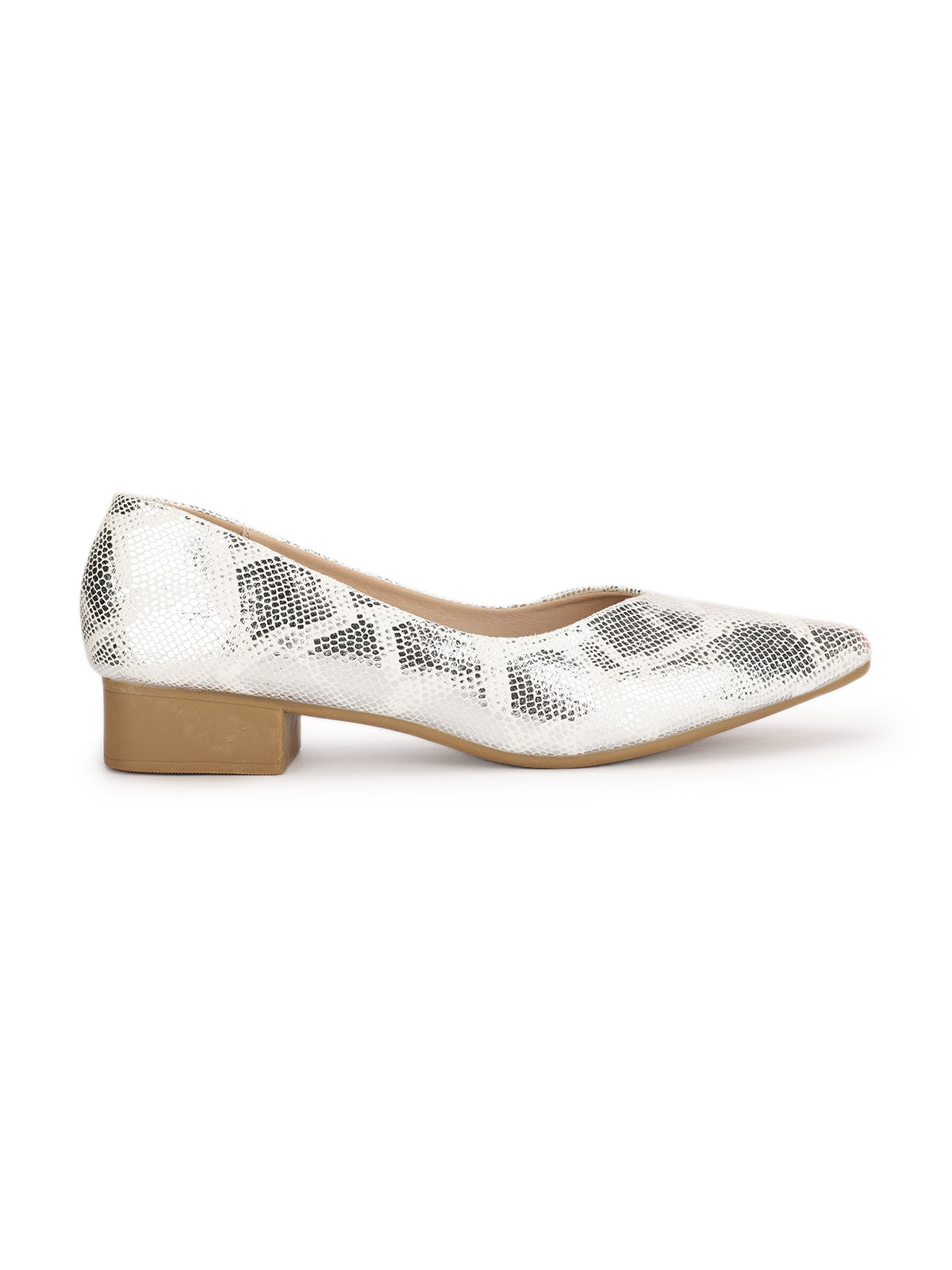 Reina Shimmer Pointed Ballerinas