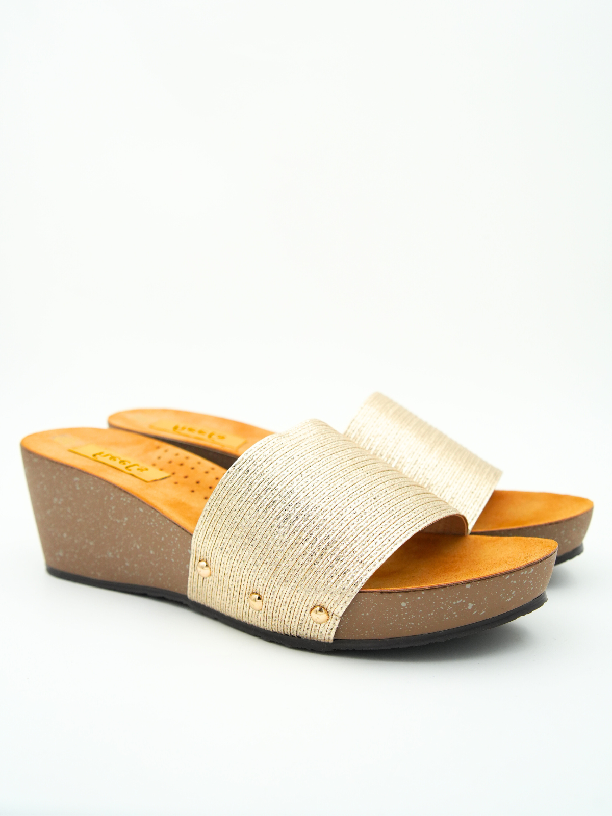 Pauline Wedge Heel Slip Ons