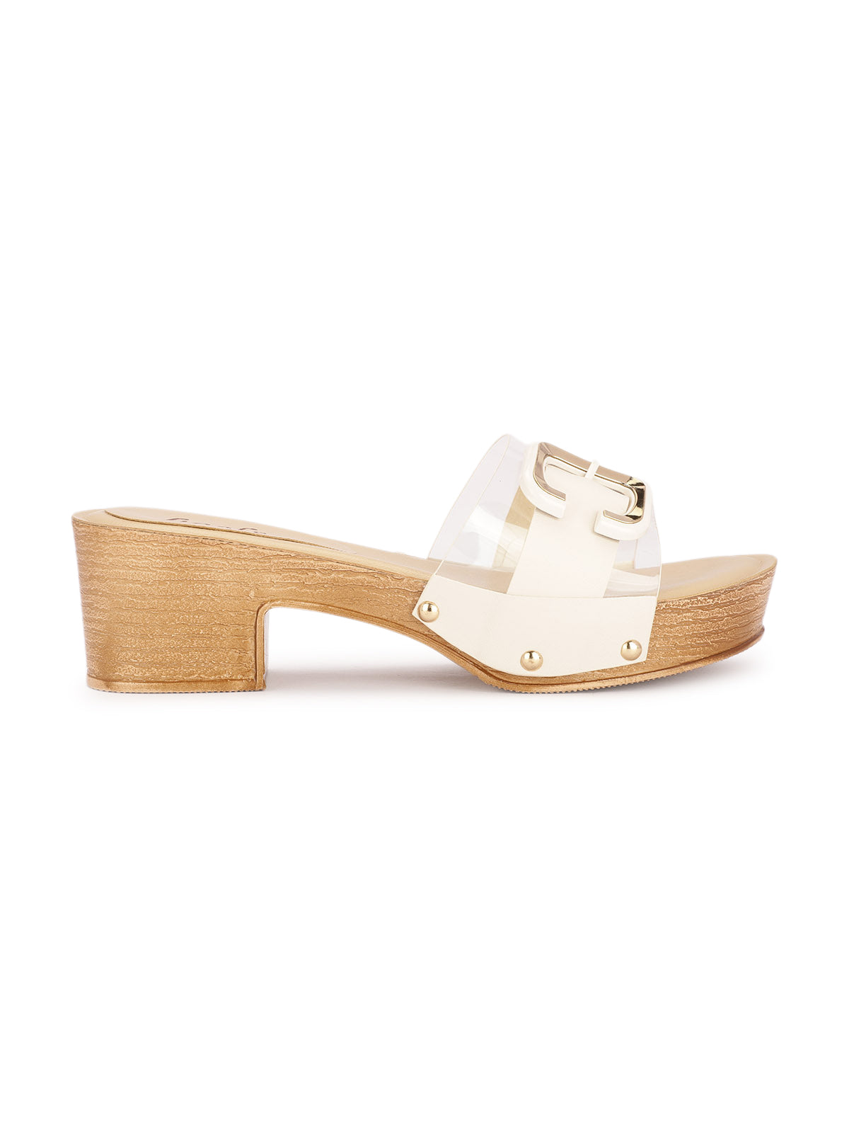 Armas Transparent Block Platform Heels