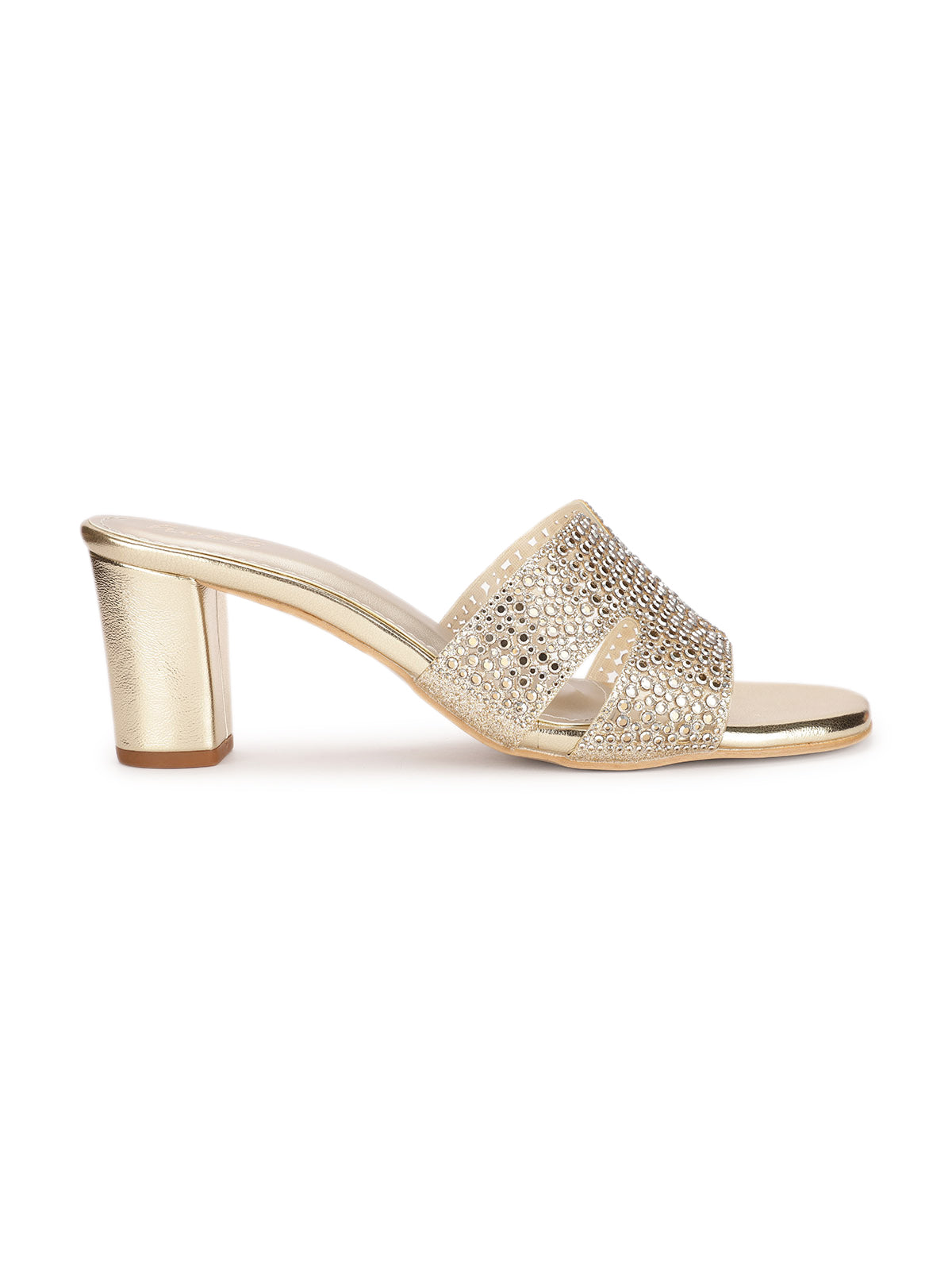 Helene Bling Block Heel Muse
