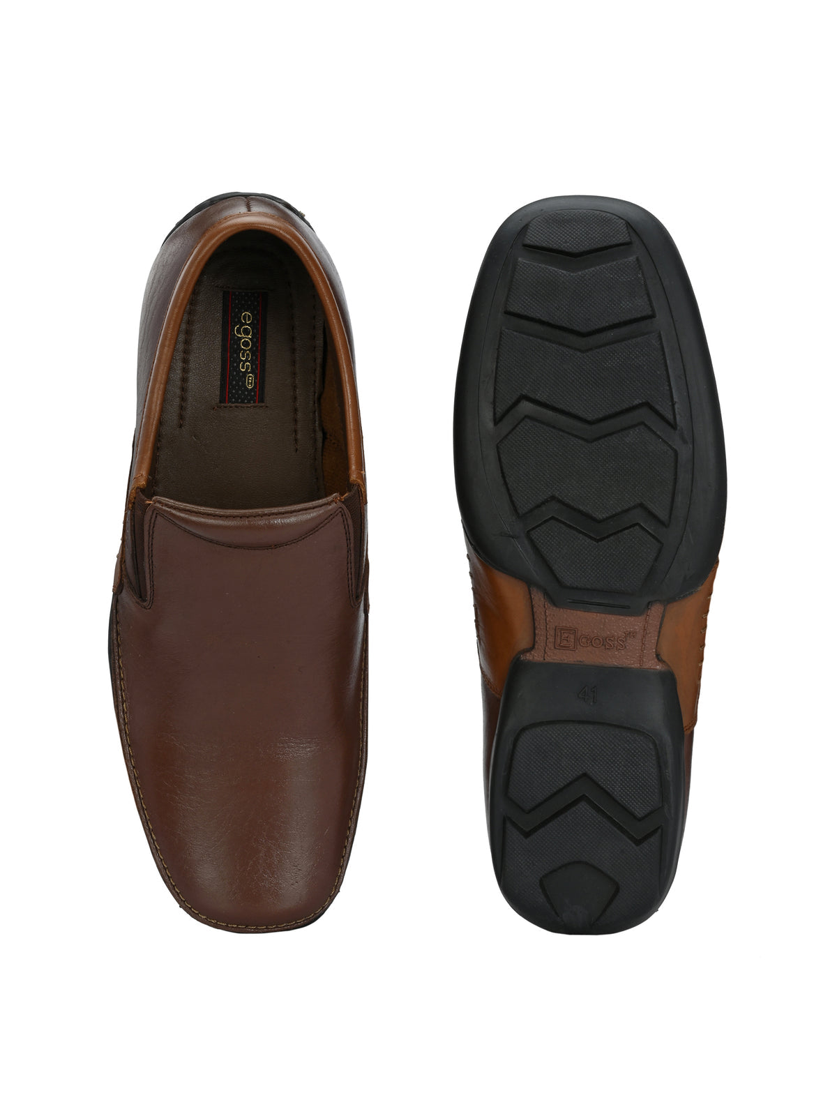 Warren Leather Broad Fit Casual Loafers