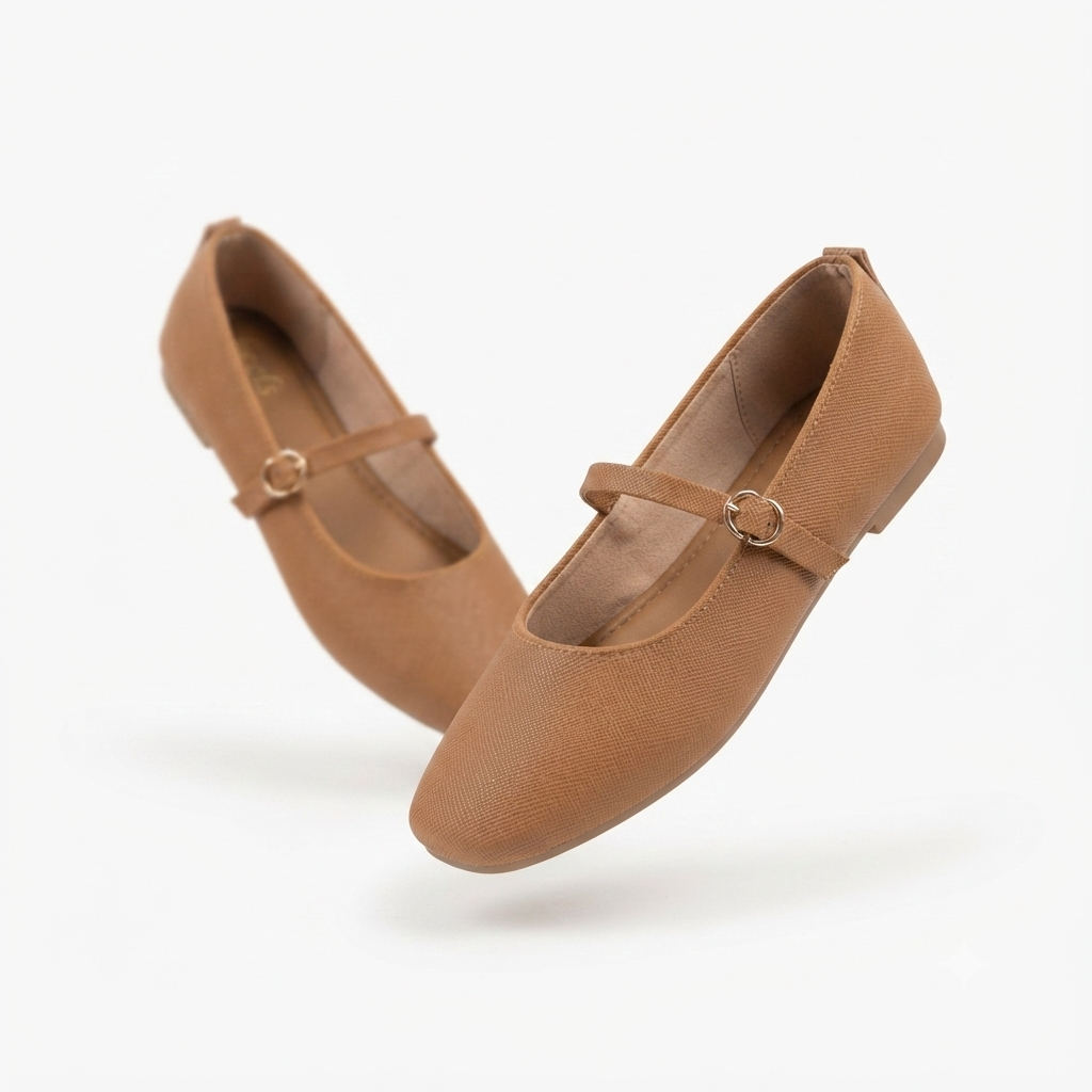 Betty Premium Vegan Mary Jane Ballerinas