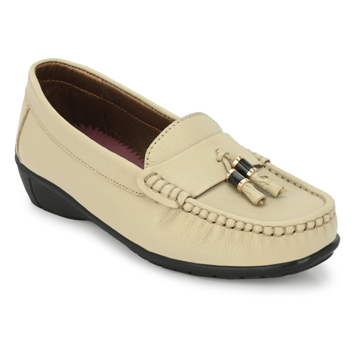 Sydney Tassel Leather Loafers