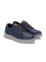 Zero Gravity 2.0 Mateo Blue Leather Lace-up Sneakers