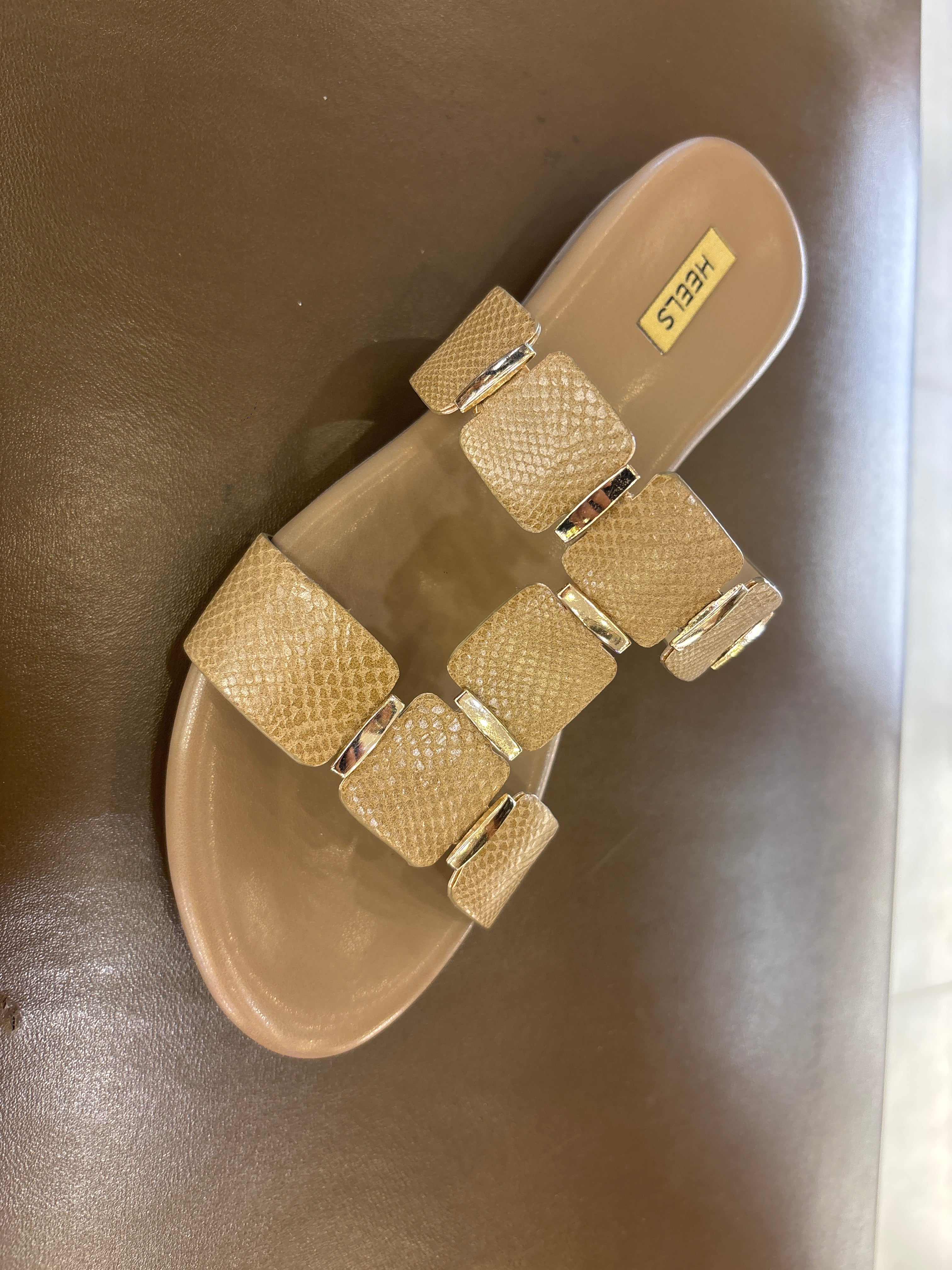 Kelly Comfort Summer Gladiator Sliders - The Heels India
