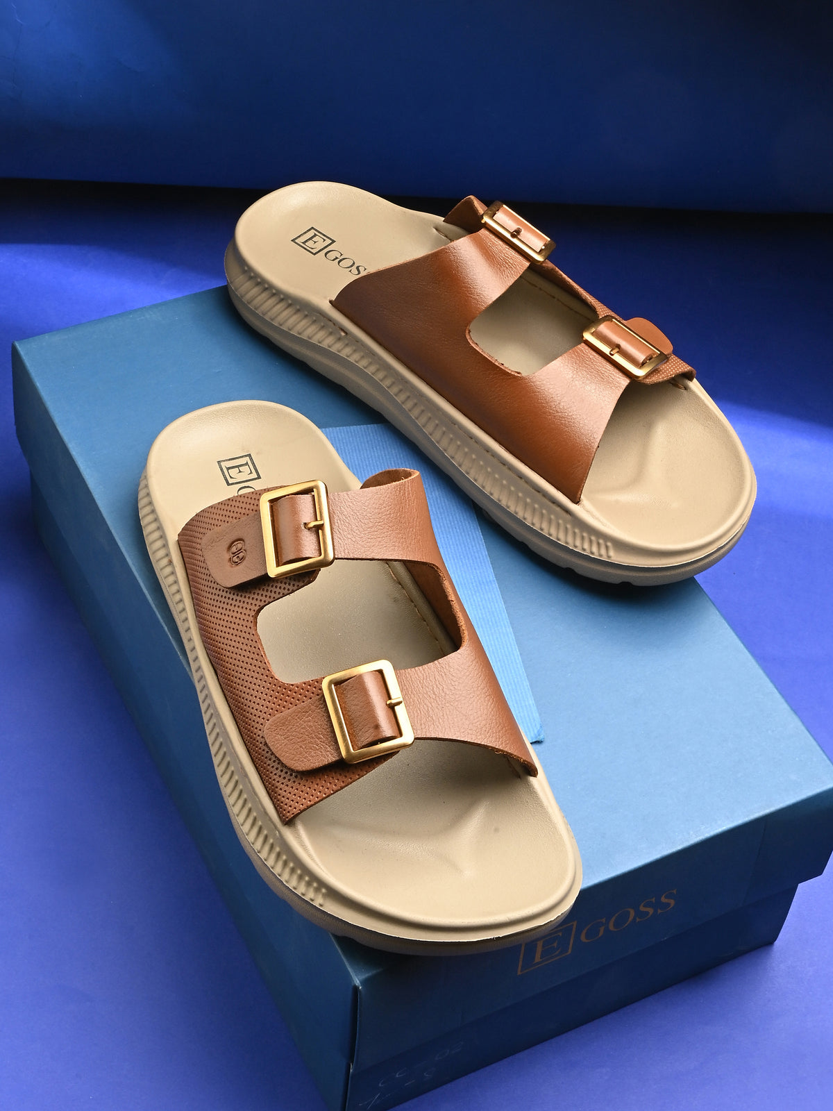 Caldori Zero Gravity Summer Comfort Leather Slippers