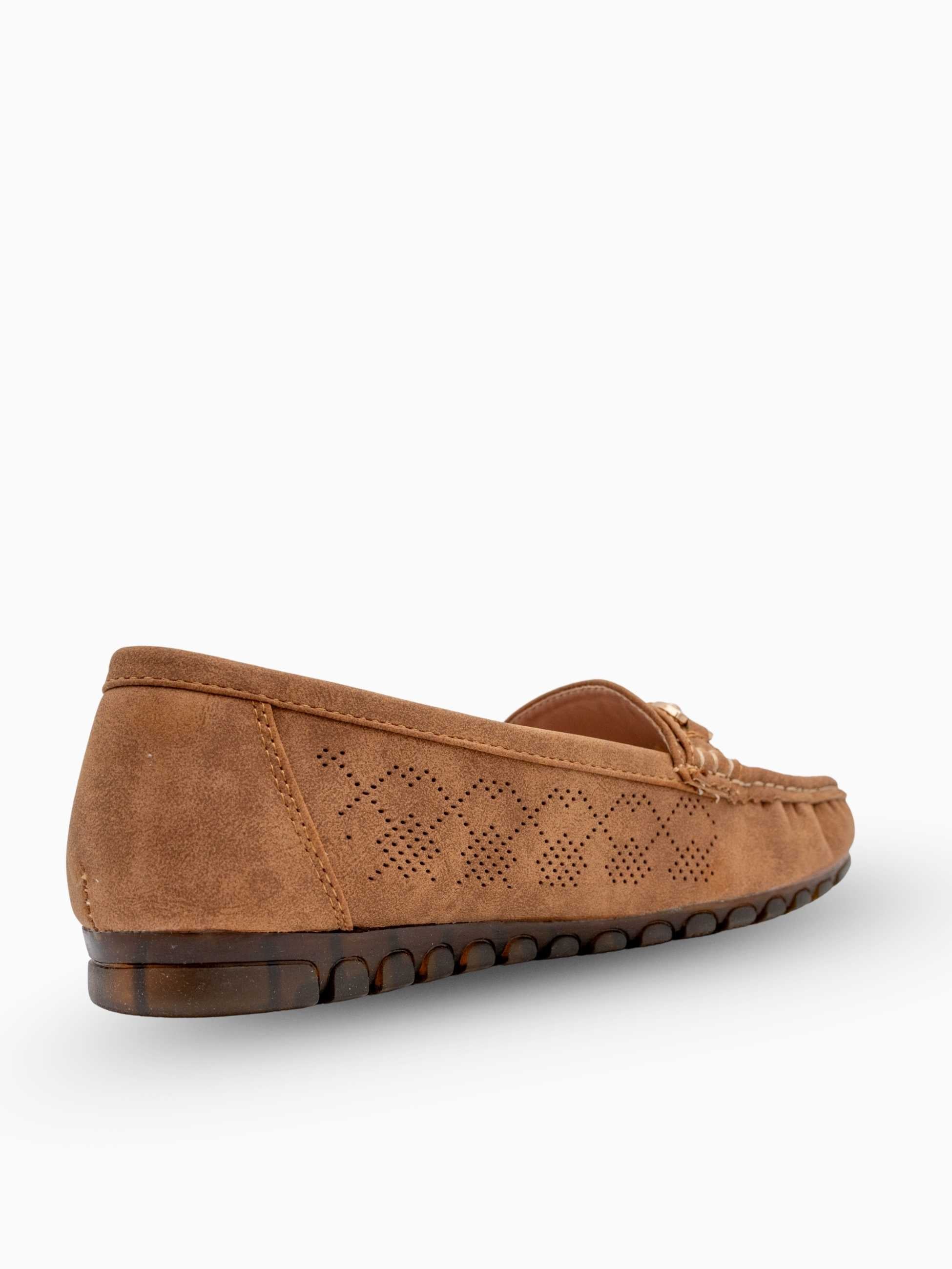 Maya Suede Buckled Loafers