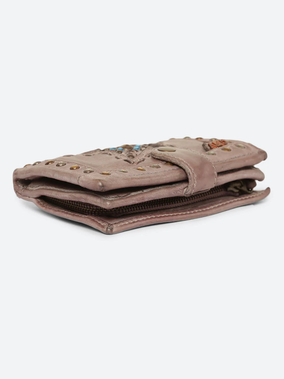 Lucida : Leather Star Studded Small Wallet