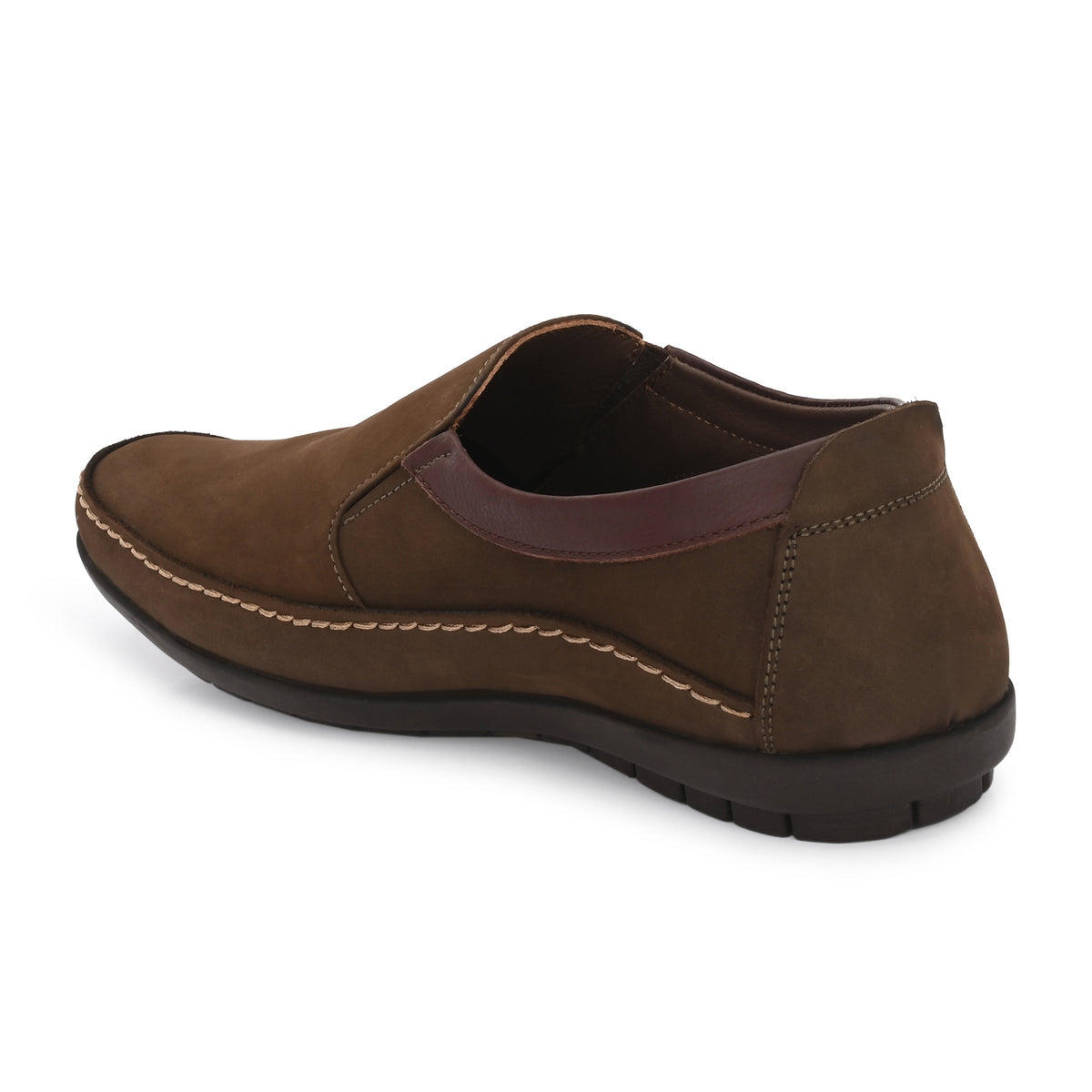 Sienna Leather Casual Slip-On Shoes - The Heels India