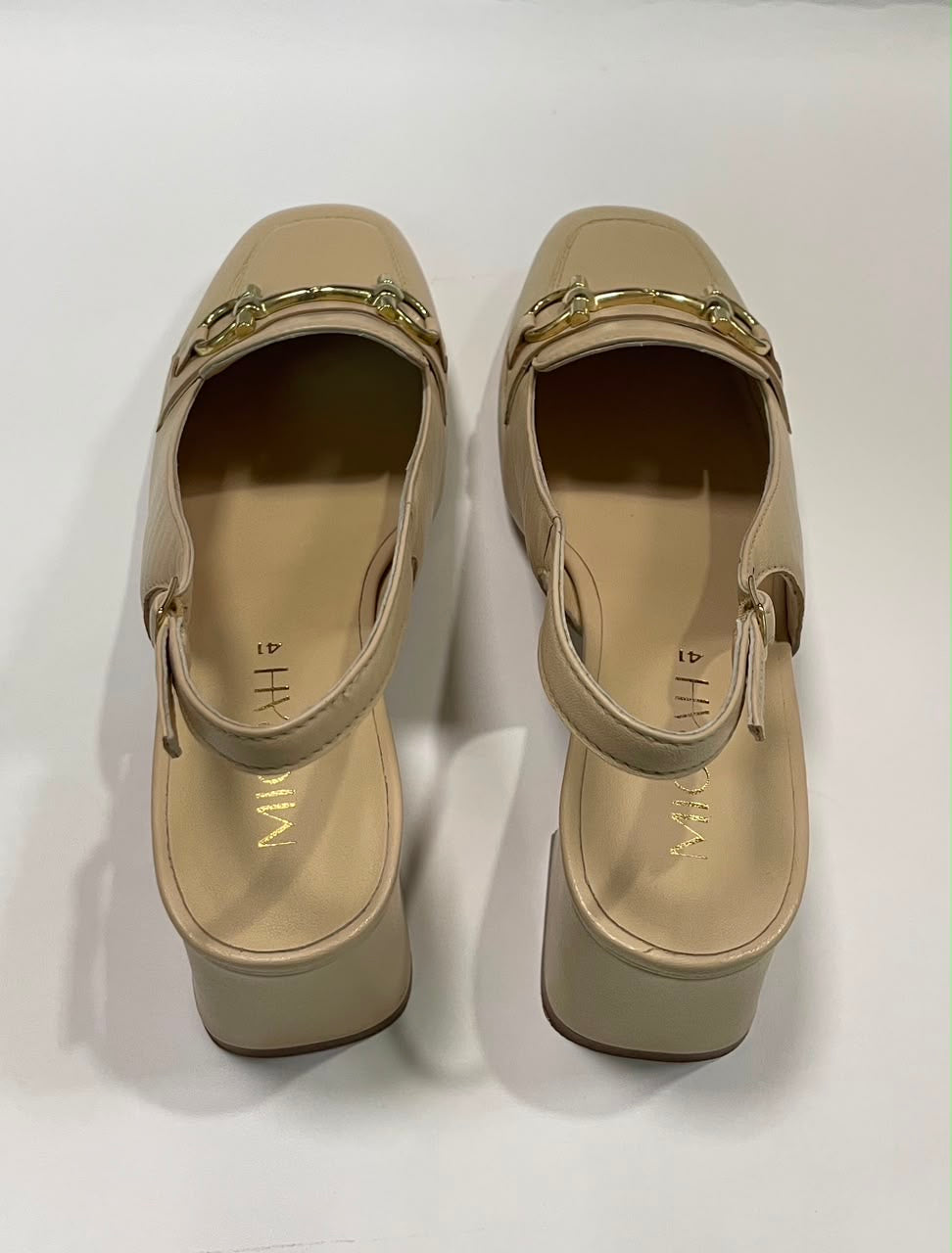 Allure Leather Sling Back Heels - The Heels India