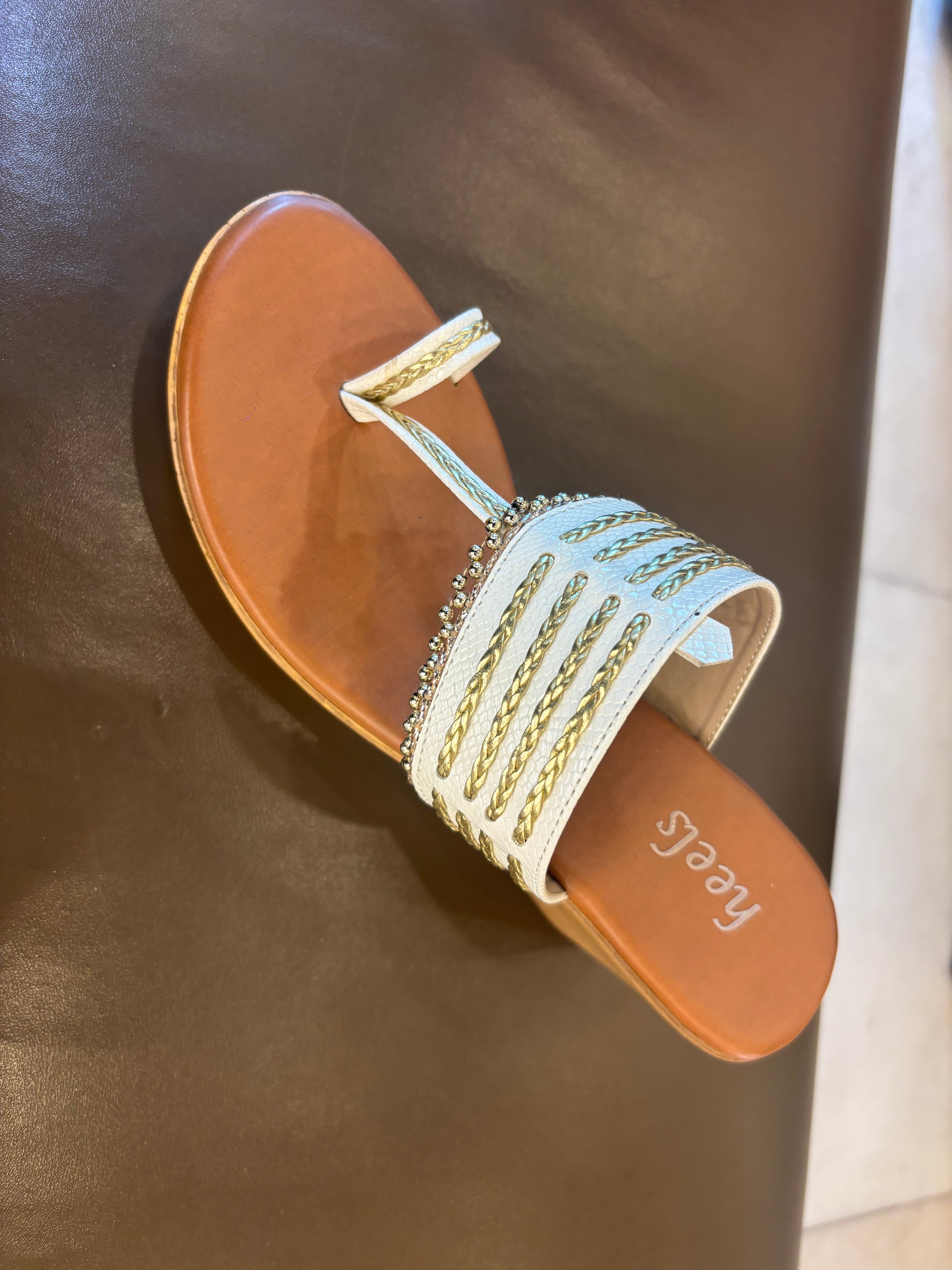 Zeeba Wedge Heel Kohlapuri’s