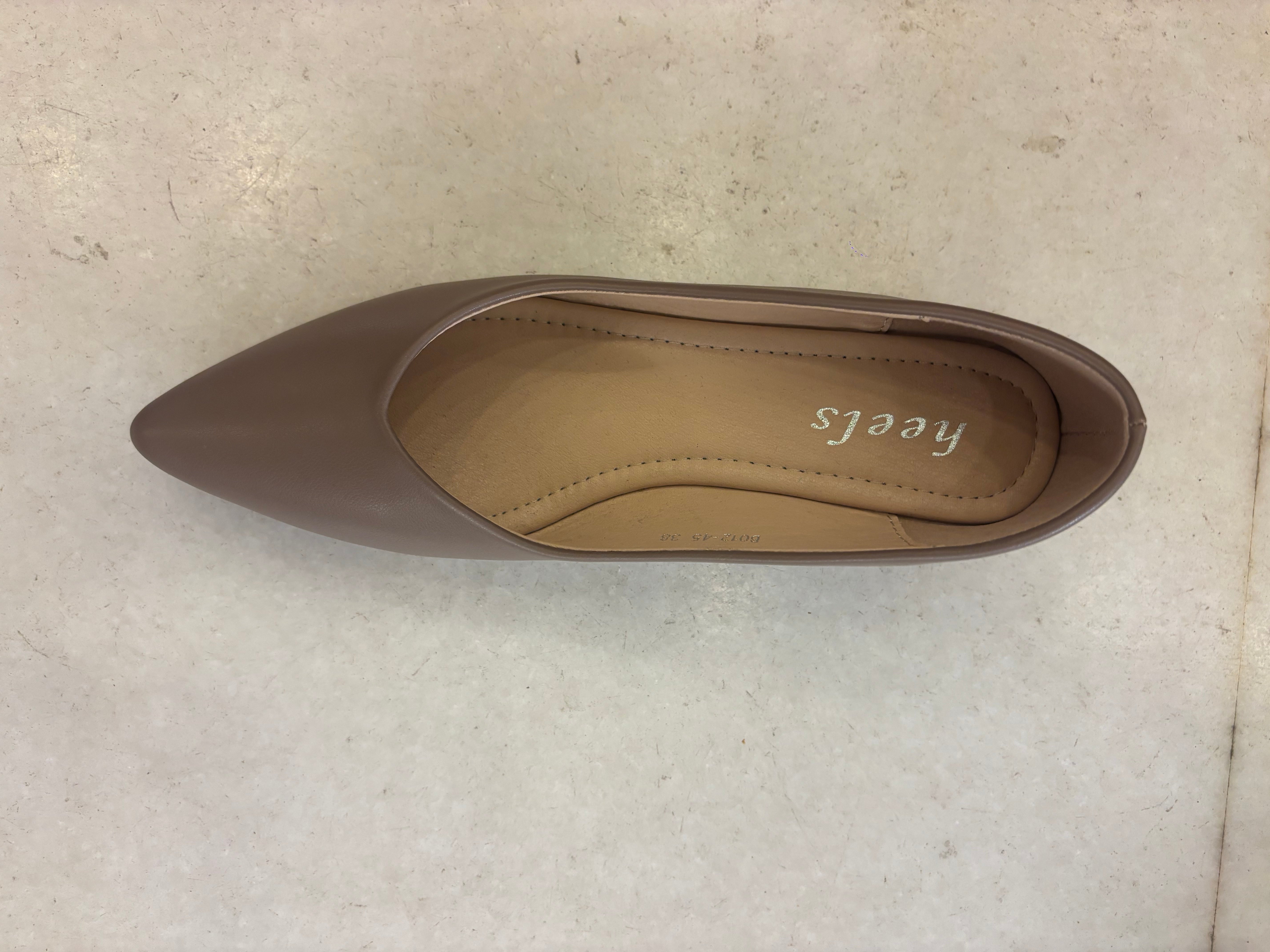 Larisa Mid Heel Pointed Ballerinas