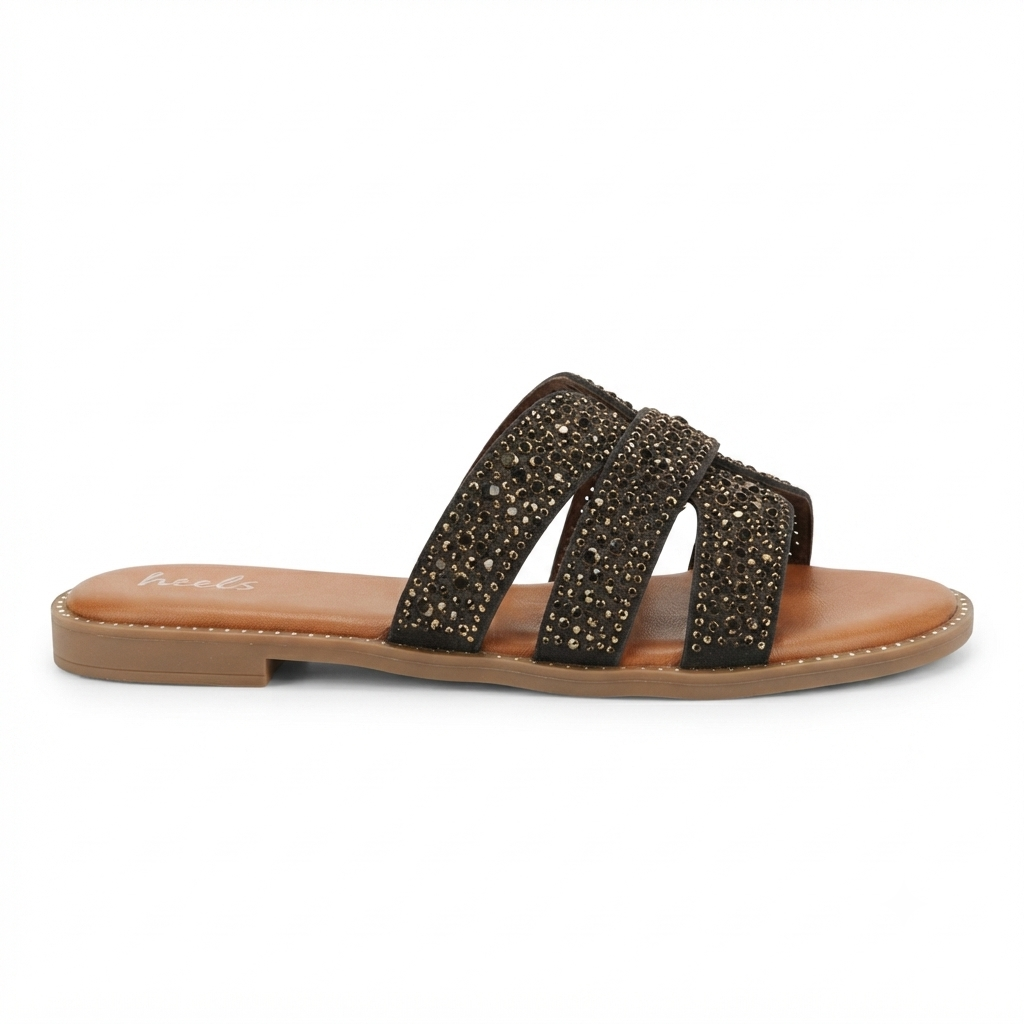 Frosta Bling Cushioned Sliders