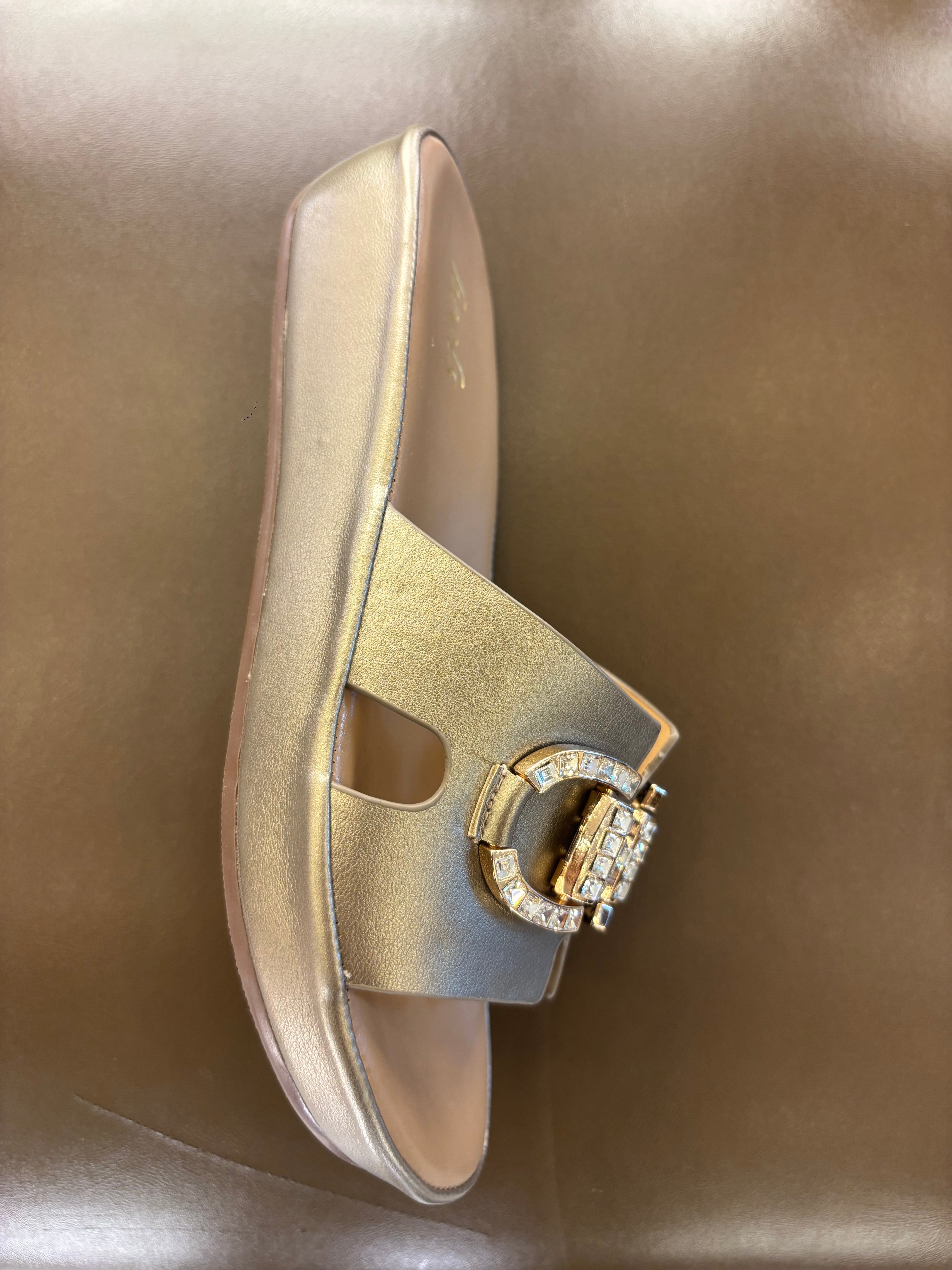 Layla Premium Cushioned Wedge Sliders
