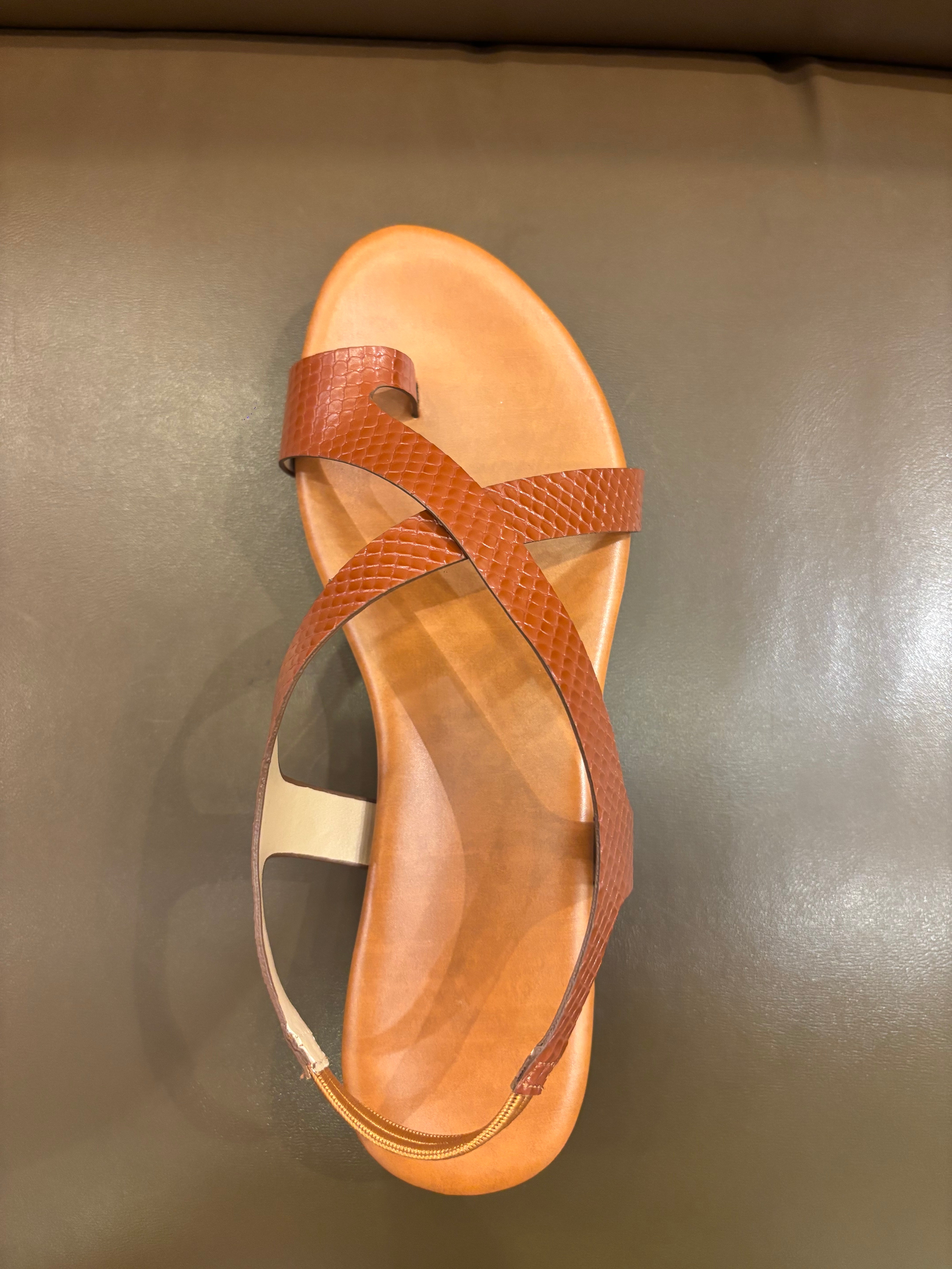 Bonita Cushioned Comfort Back Elastic Thumb Sandals