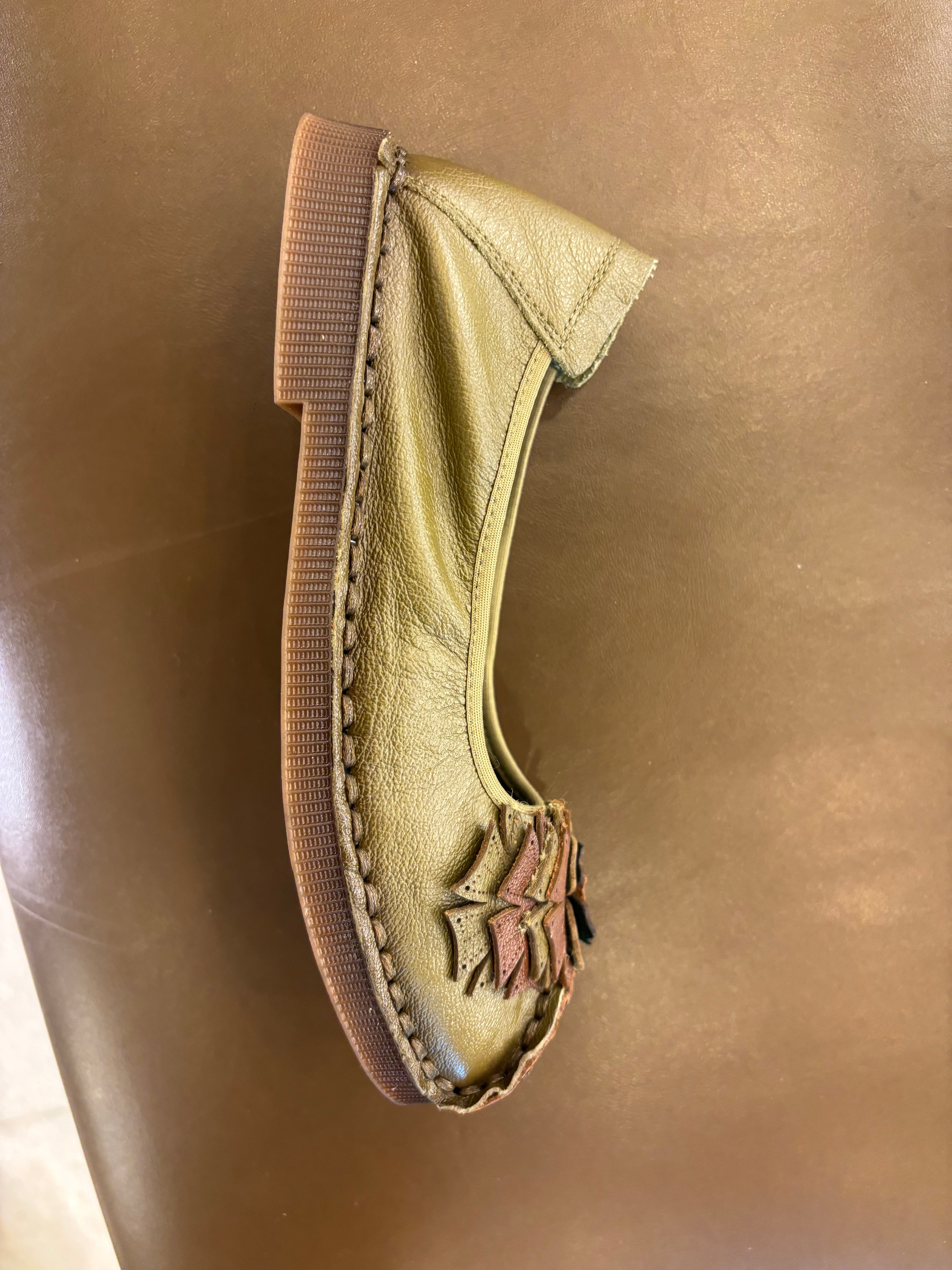 Flora 5.0 Premium Leather Cushioned Ballerinas