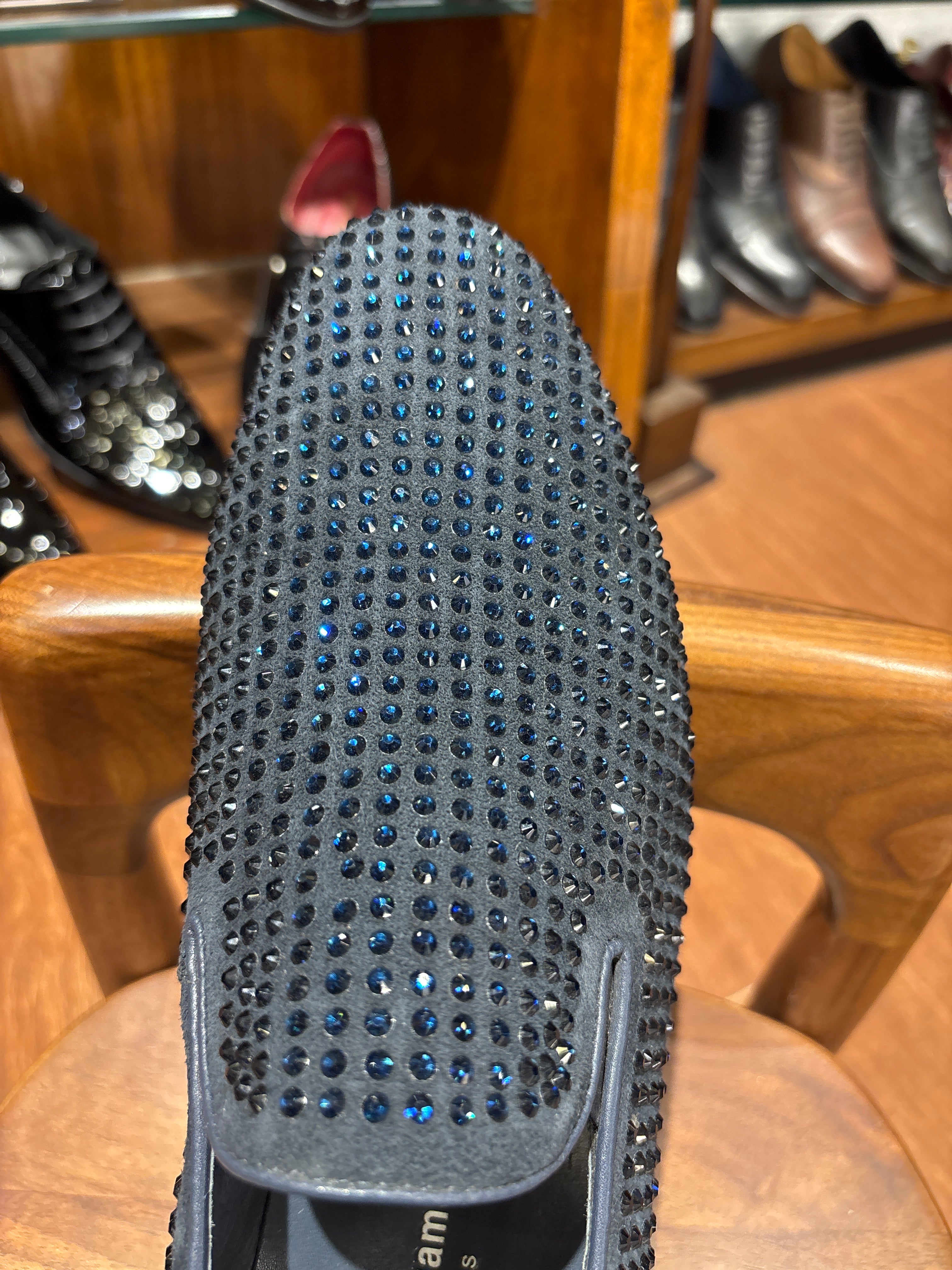 Bruyne Bling Party Formal Leather Slip Ons - The Heels India