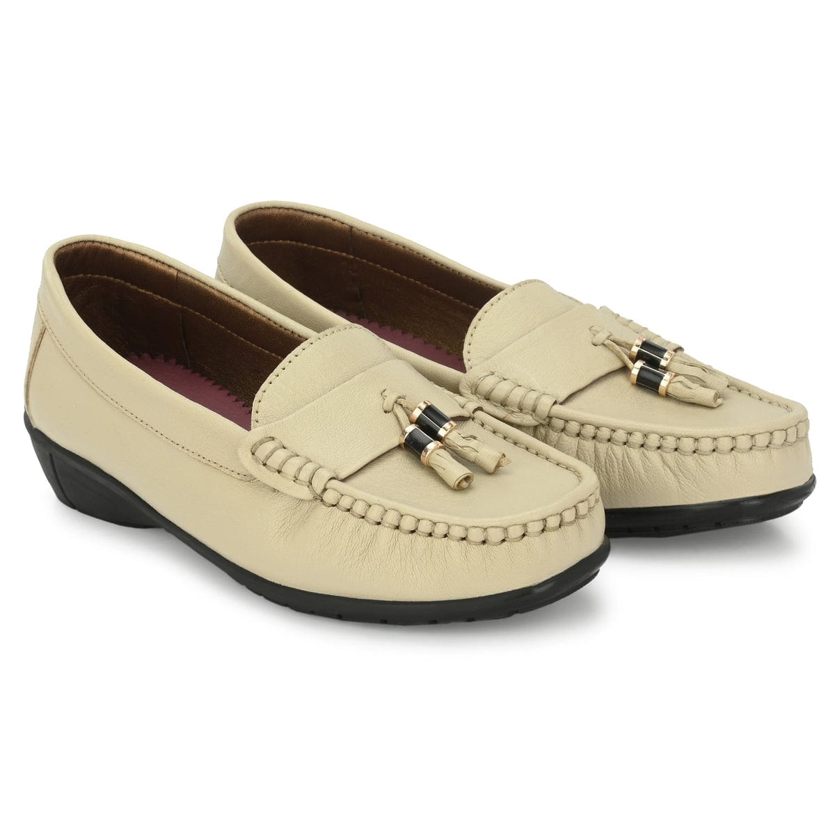 Sydney Tassel Leather Loafers