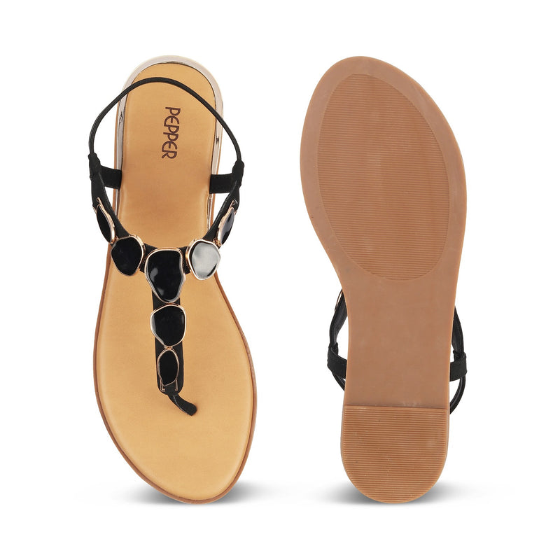 Gitano Flat Back Elastic Sandals