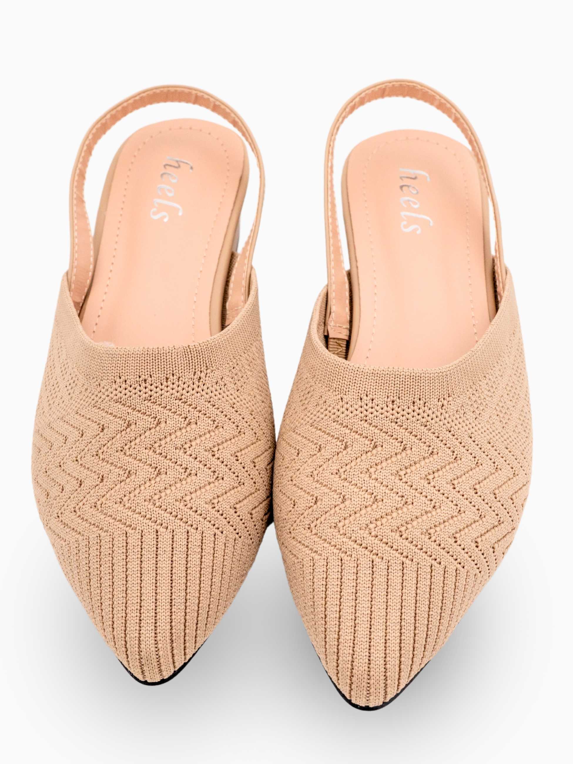 Monroe Crochet Slingback Heels