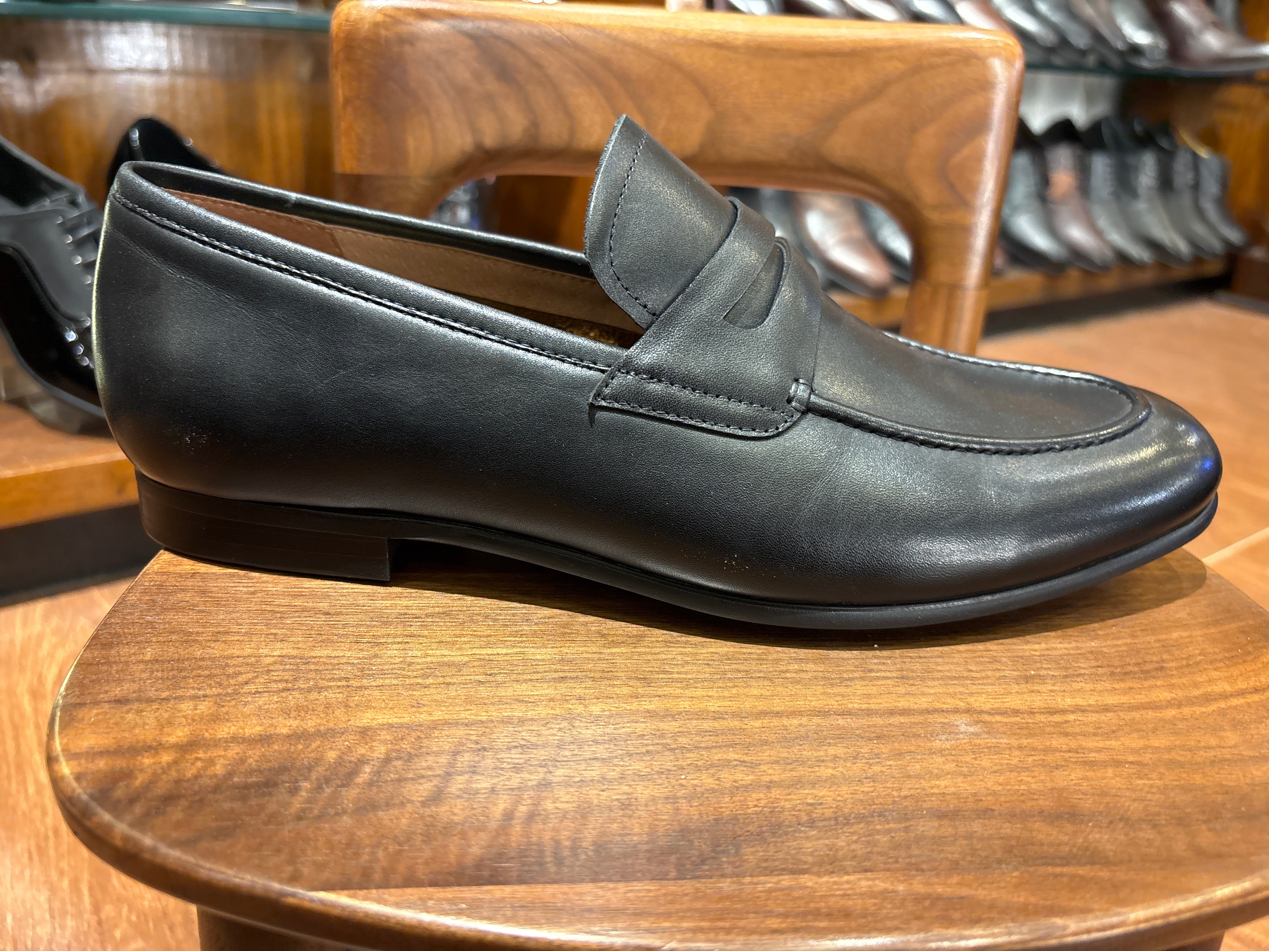 Kenny Premium Leather Penny Loafers - The Heels India