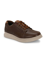 Zero Gravity 2.0 Mateo Brown Leather Lace-up Sneakers