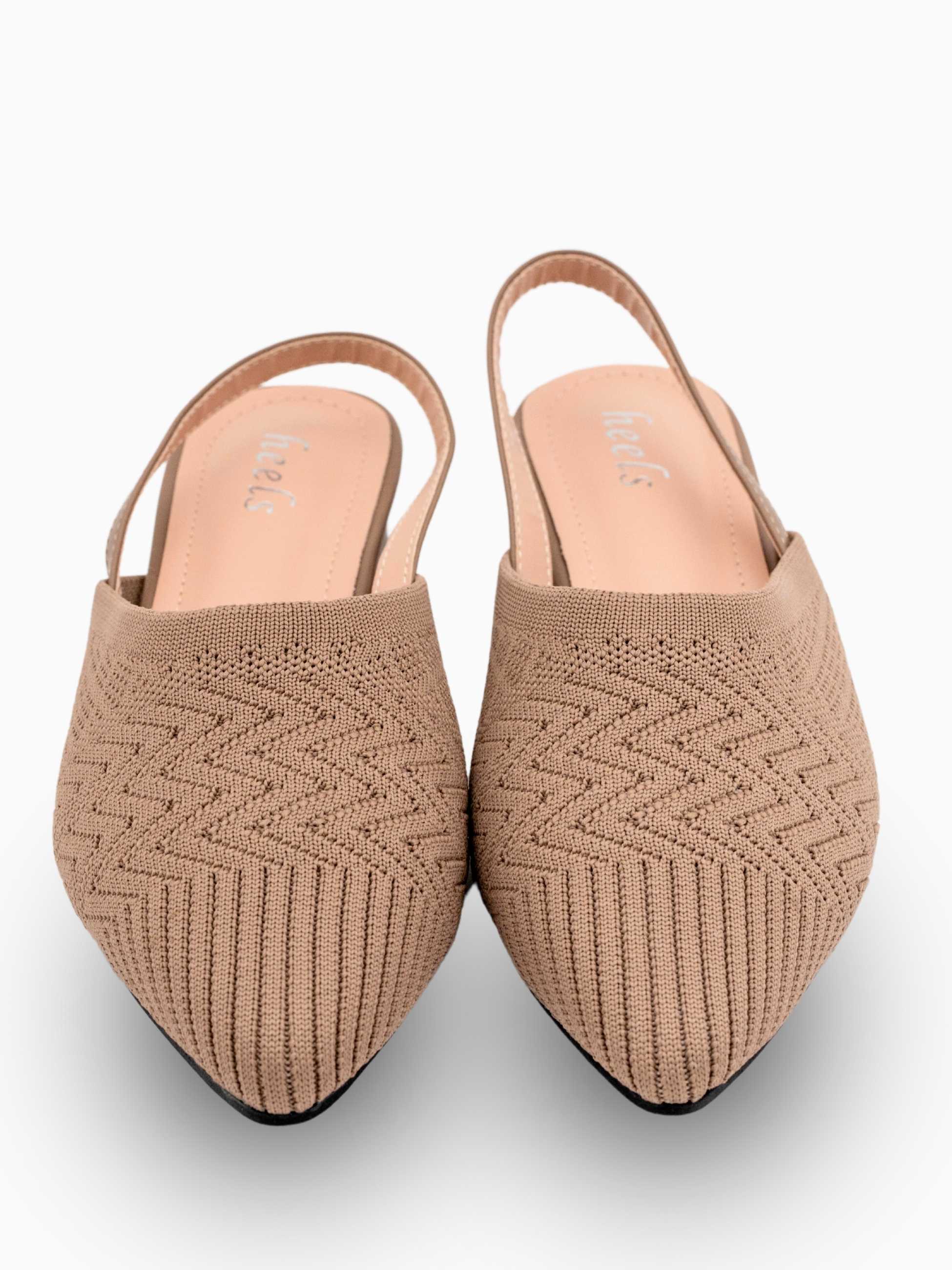Monroe Crochet Slingback Heels