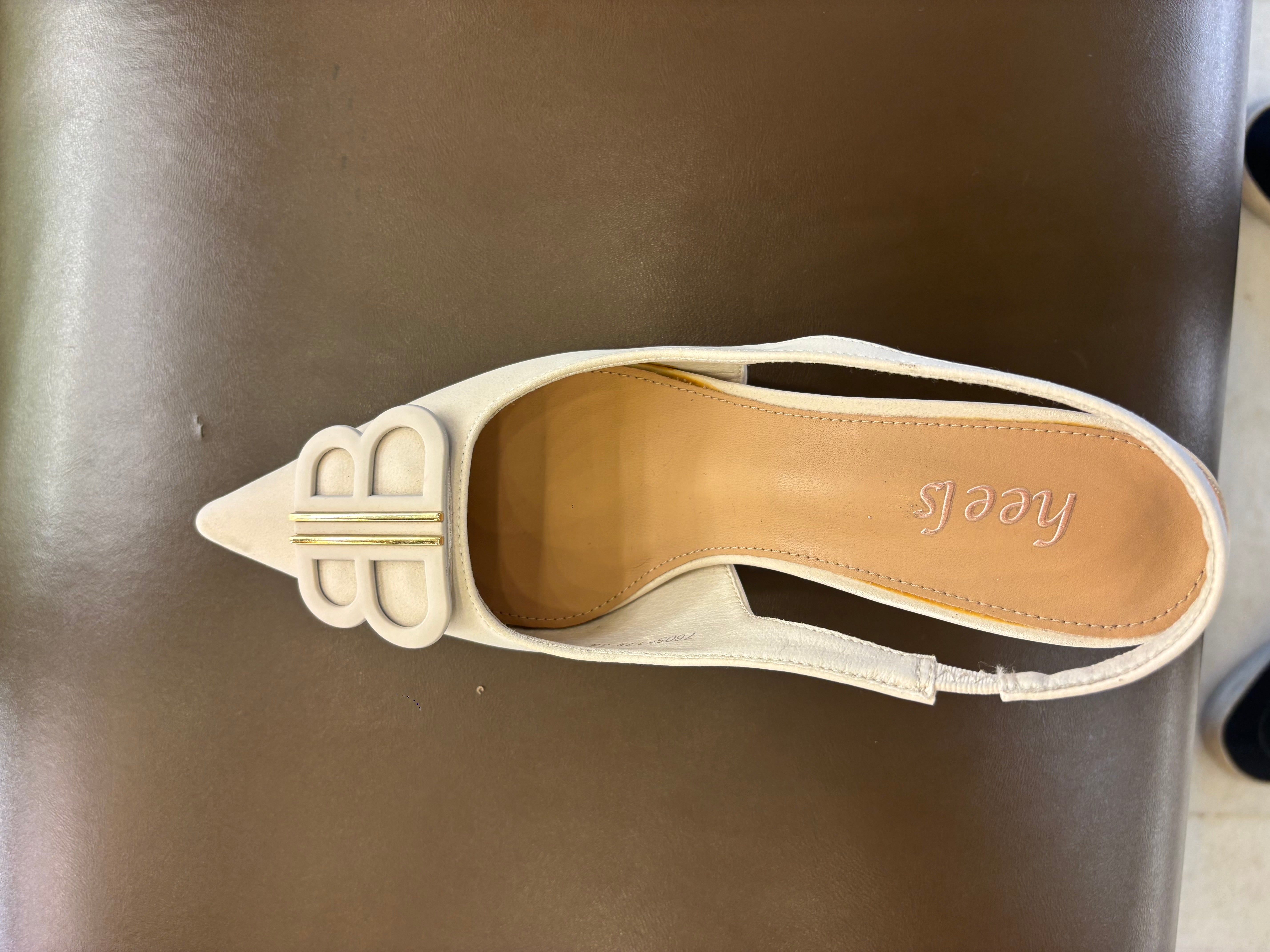 Brie Premium Slingback Kitten Heels