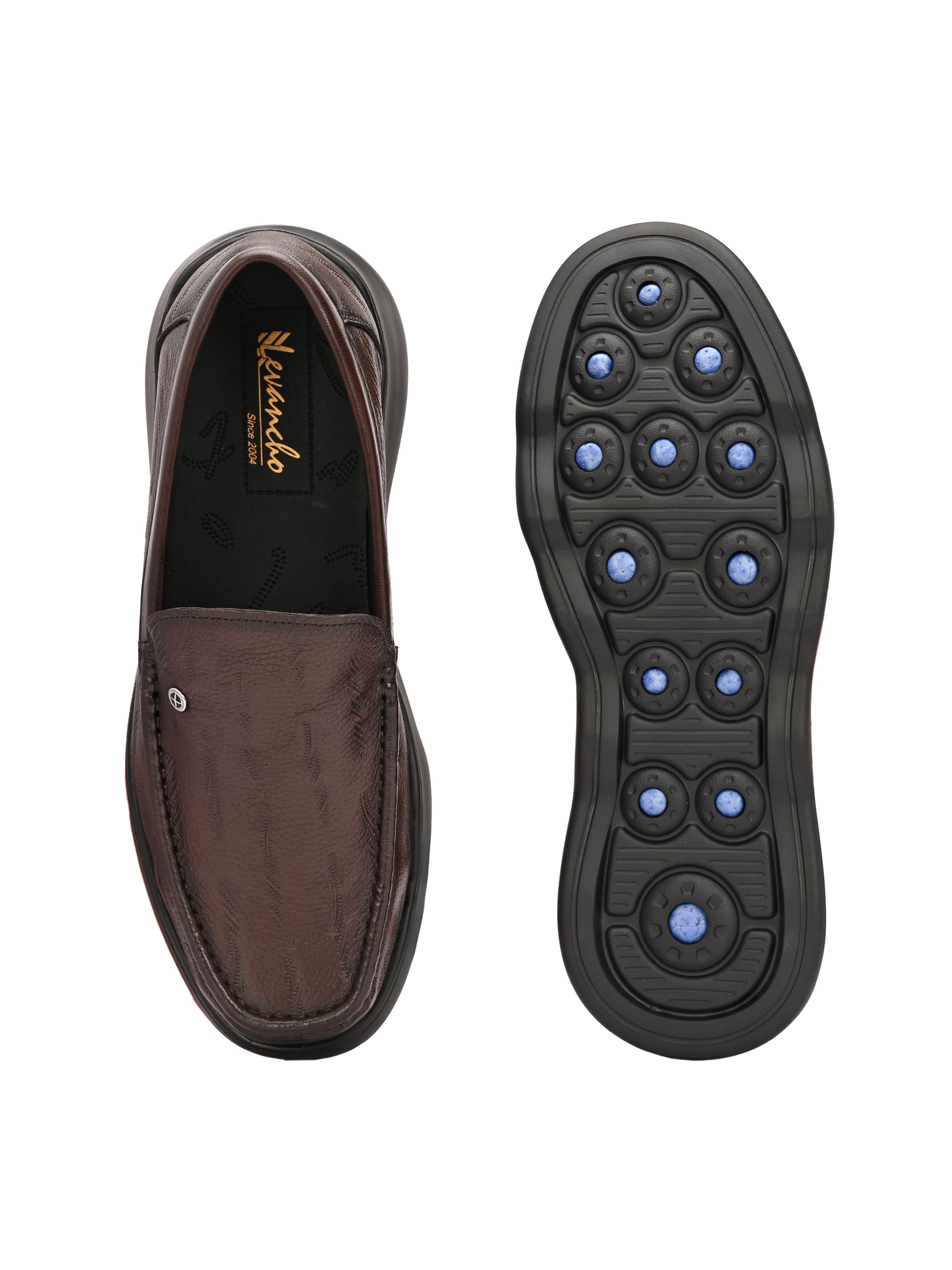 Bravon Luxury Leather Formal Loafers - The Heels India