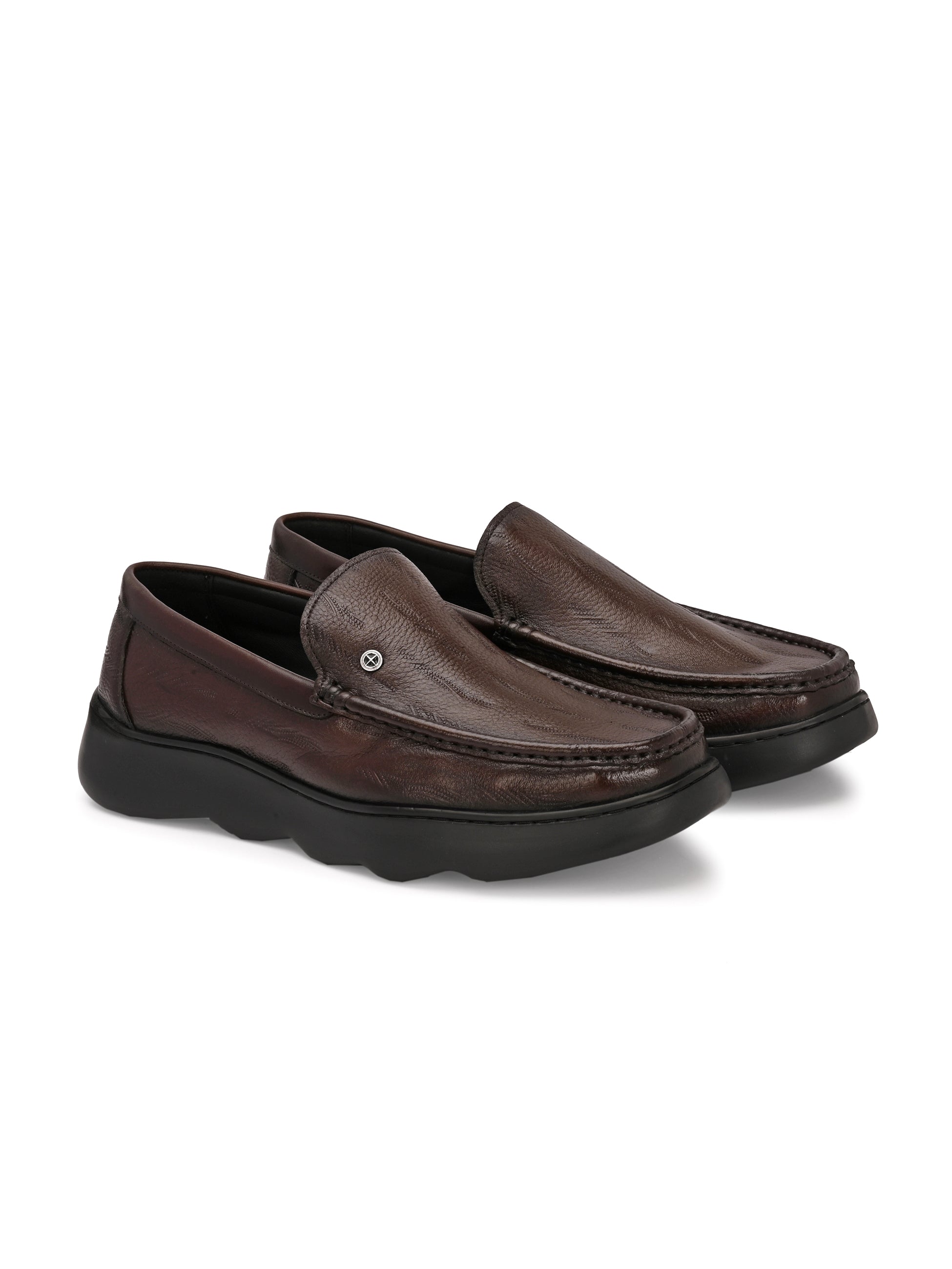 Bravon Luxury Leather Formal Loafers - The Heels India