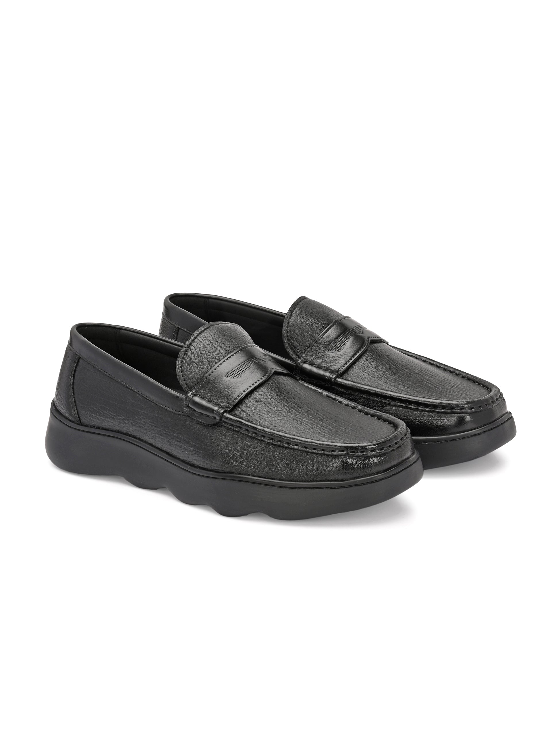 Fendro Luxury Leather Formal Loafers - The Heels India