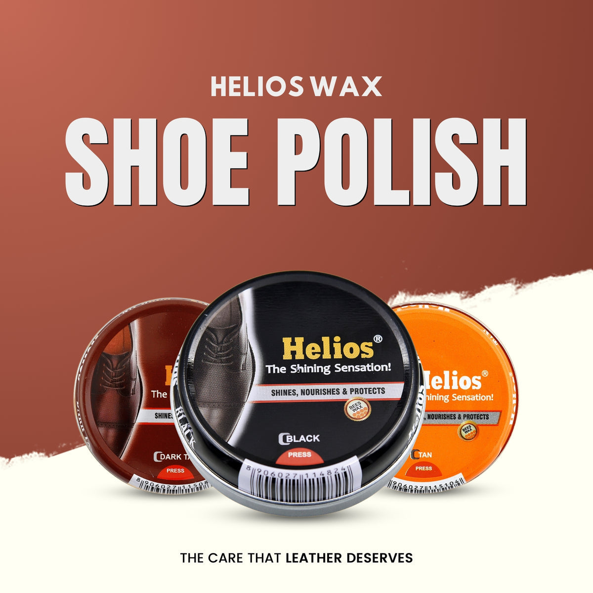 HELIOS WAX SHOE POLISH - 40 GM