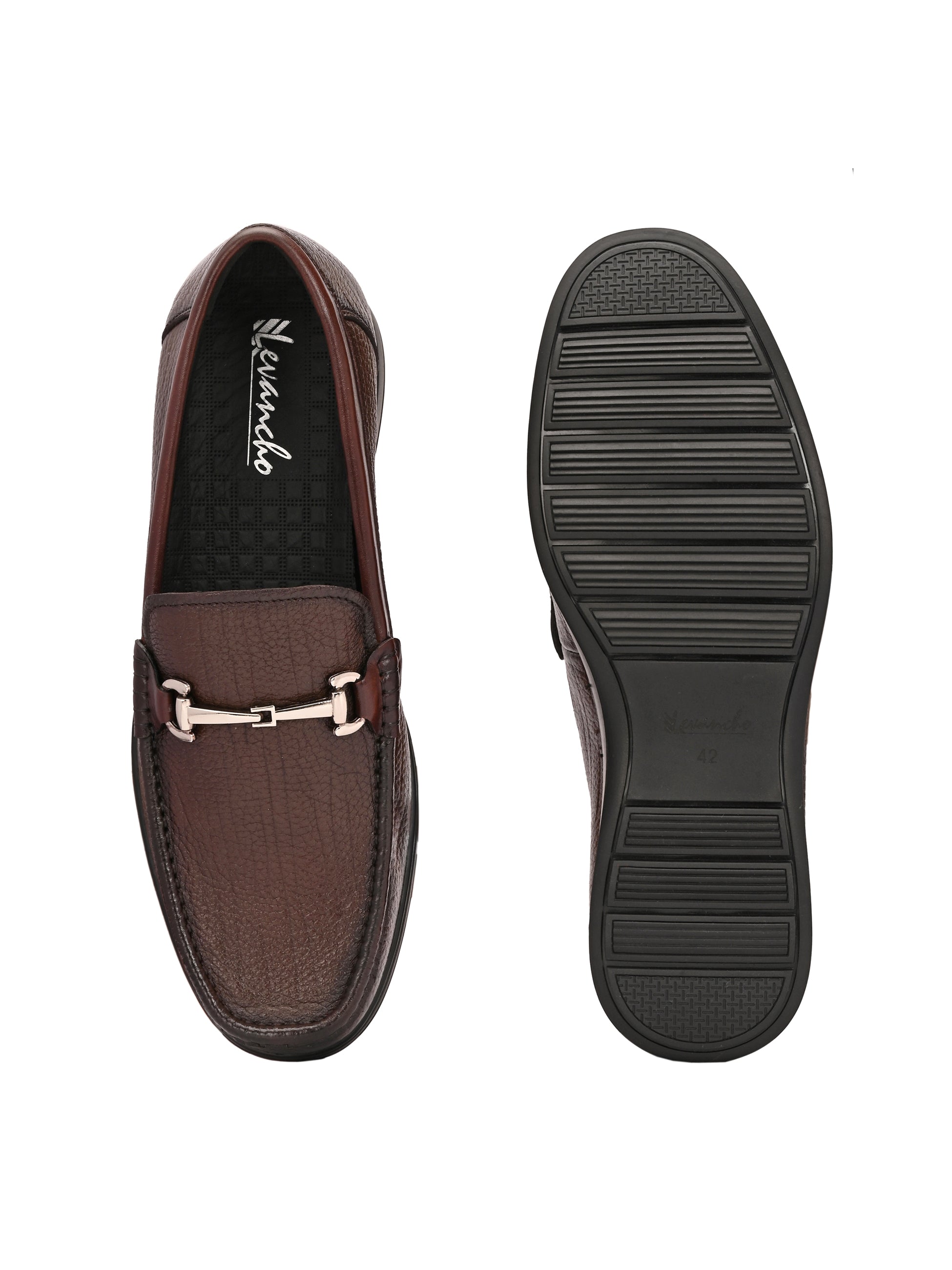 Kresto Luxury Leather Formal Loafers - The Heels India