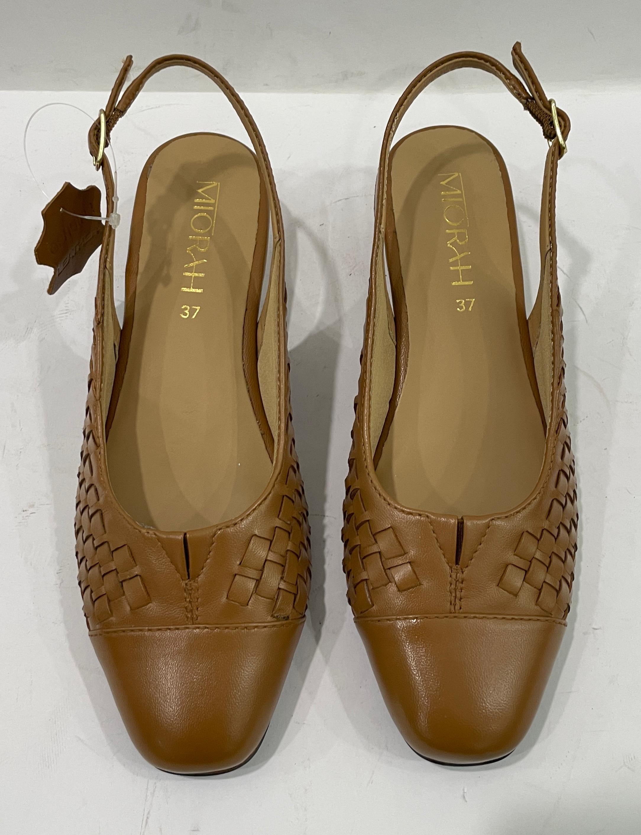 DARCY Premium Leather Sling Back Ballerinas