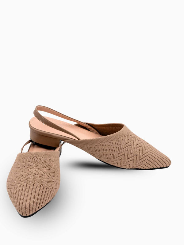 Monroe Crochet Slingback Heels