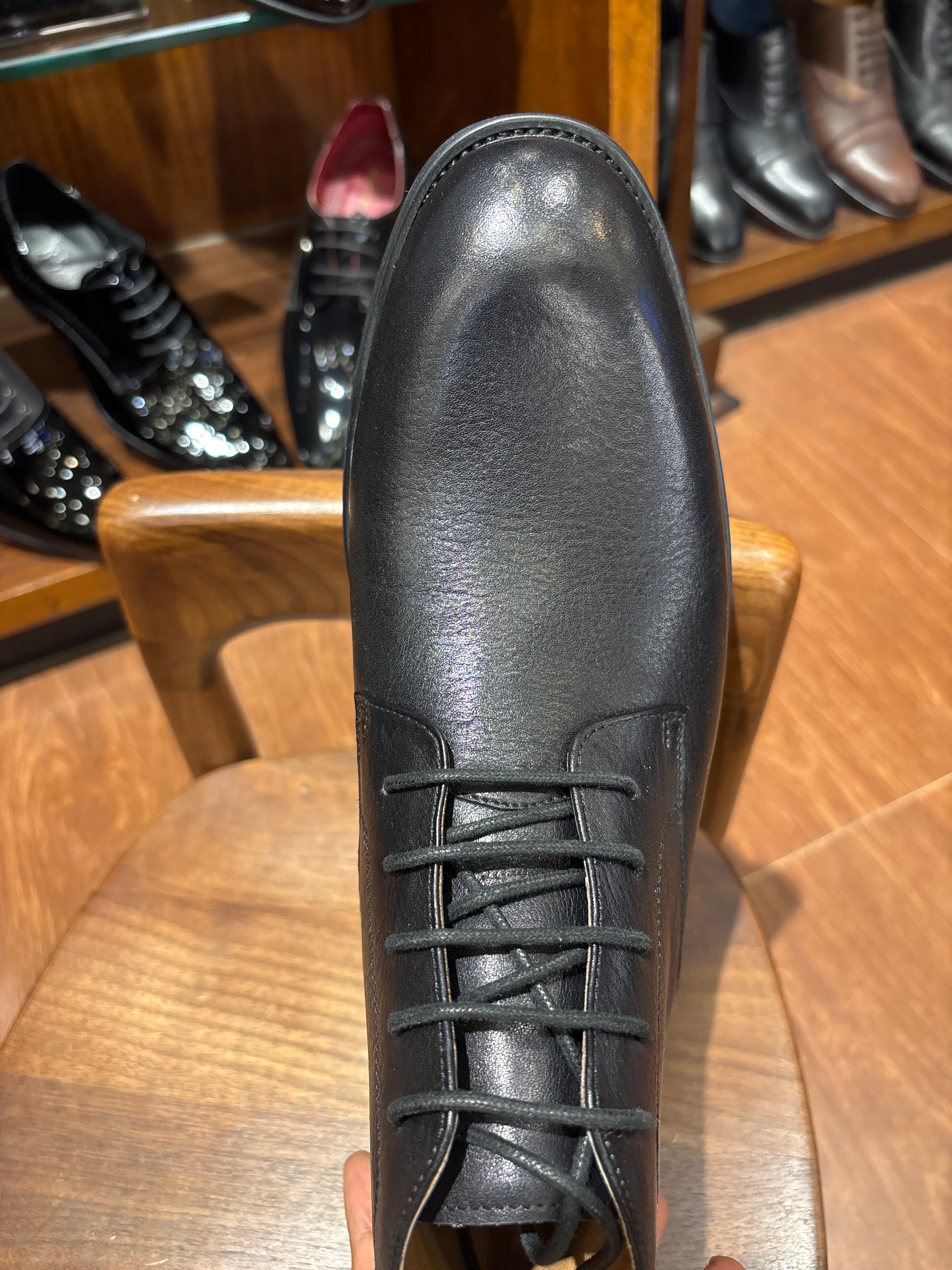 Torino Premium Leather Lace Boots - The Heels India