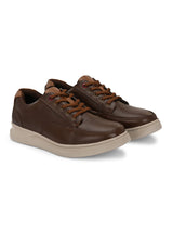 Zero Gravity 2.0 Mateo Brown Leather Lace-up Sneakers