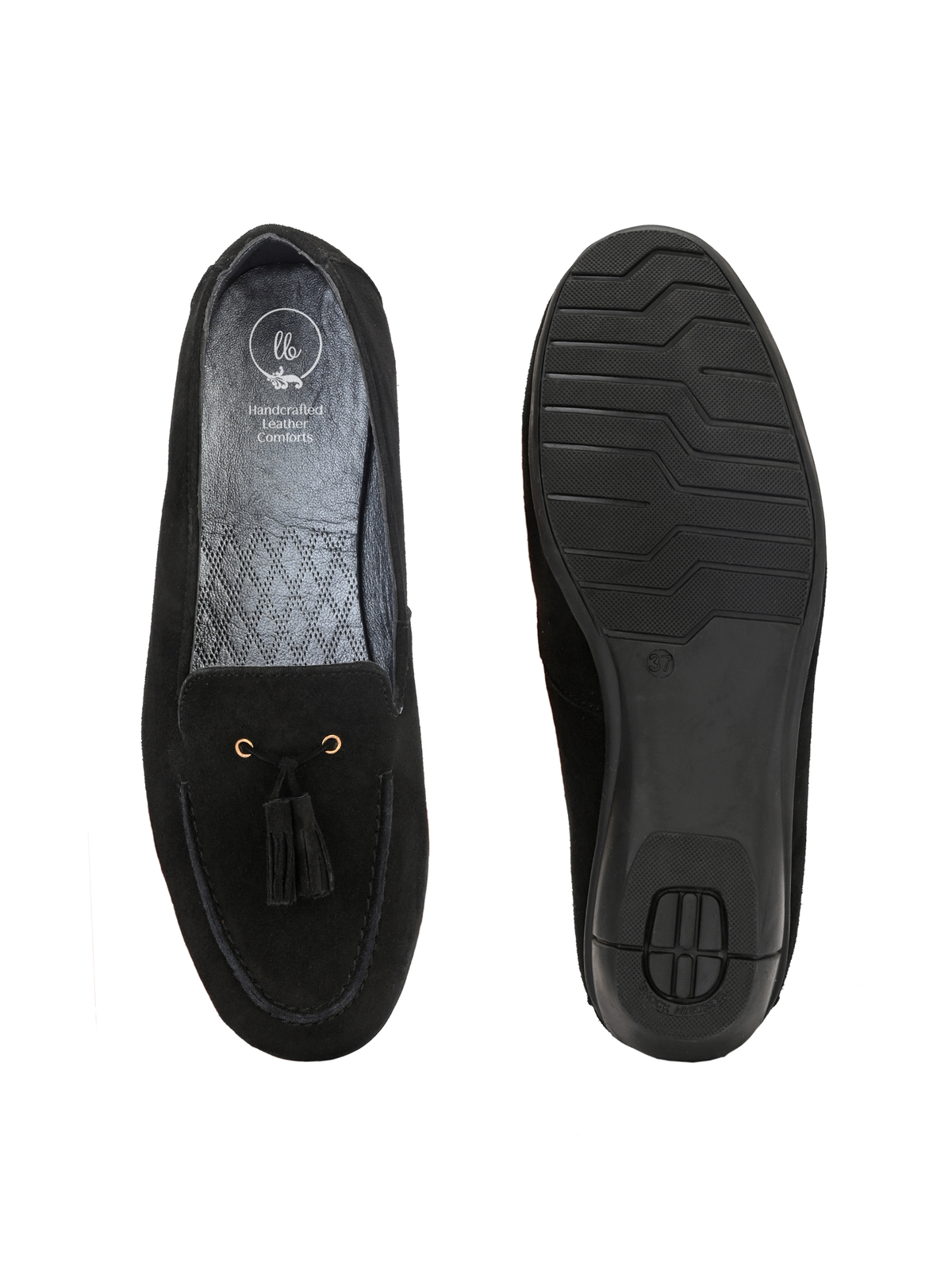 Jerry Suede Leather Tassel Loafers