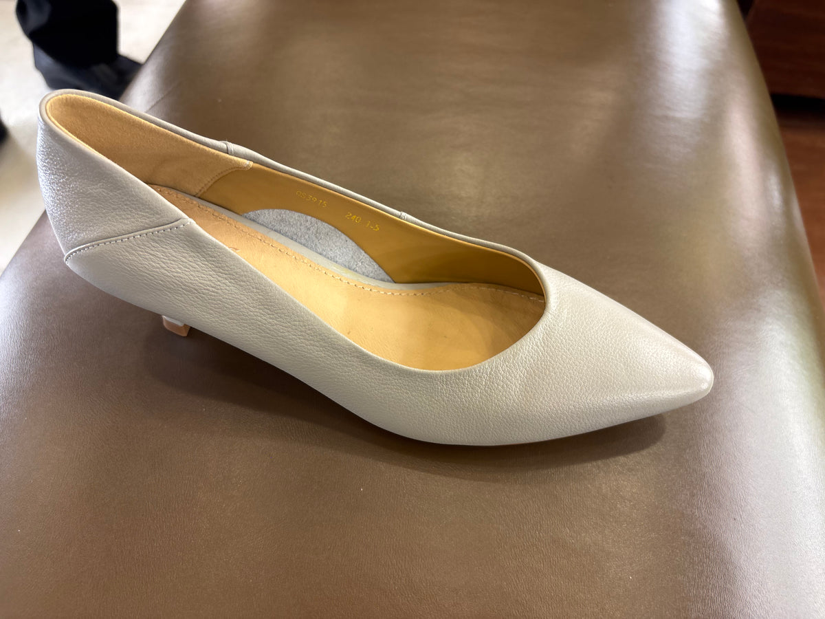 Emma 2.0 Premium Leather Kitten Heel Pumps