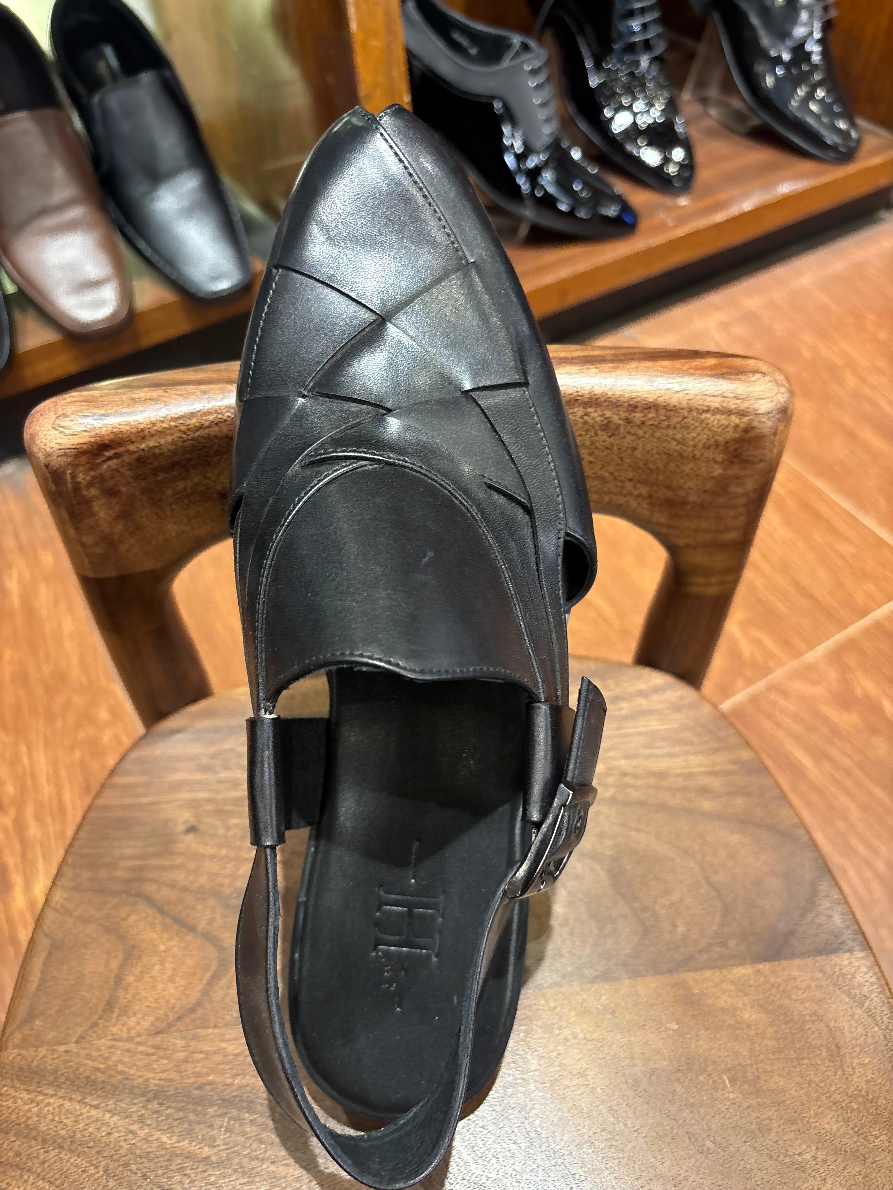 Declan Leather Ethnic Peshawari Sandals