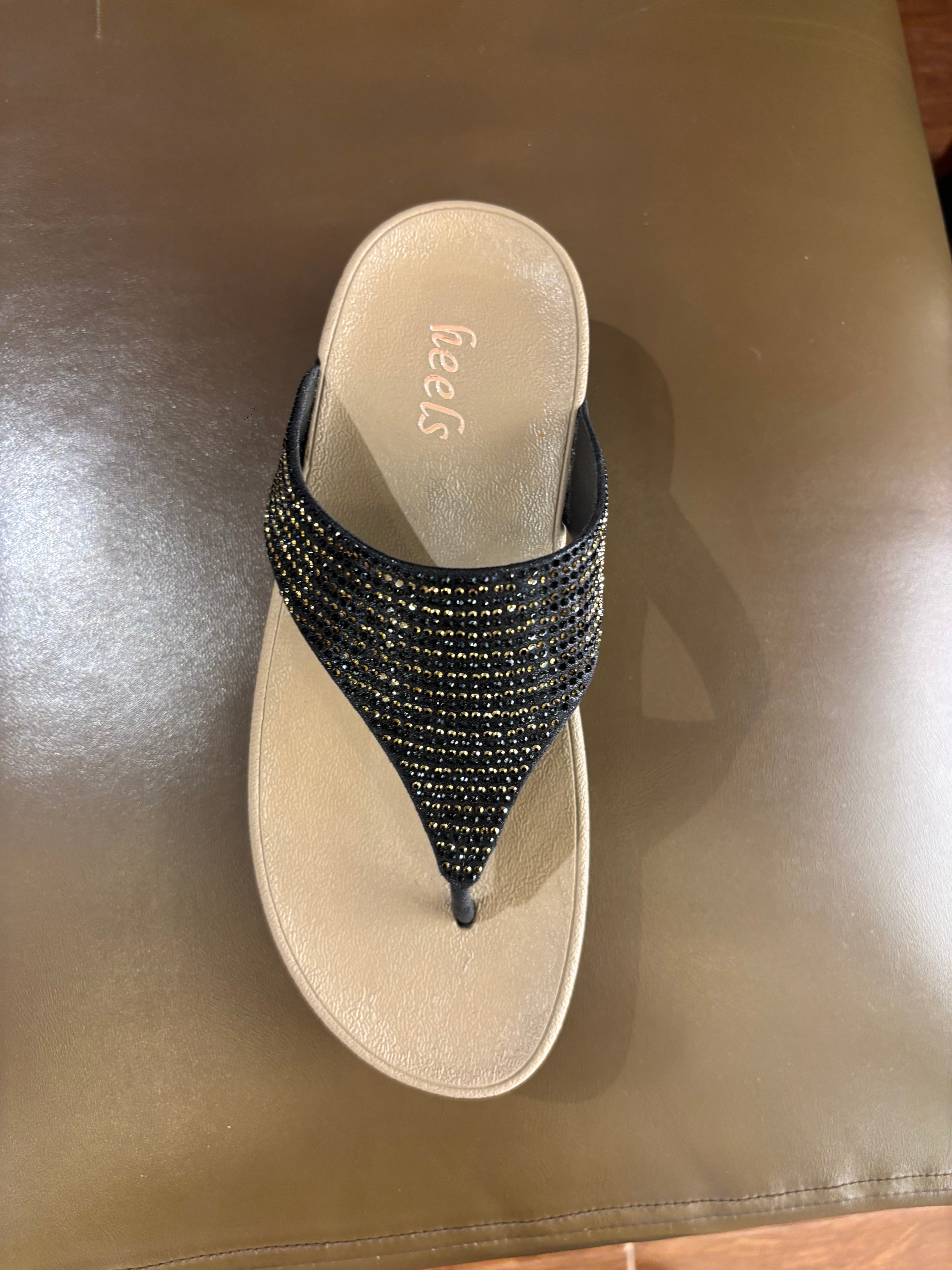 Gemma Bling Comfort Lite Flit Flop Slippers
