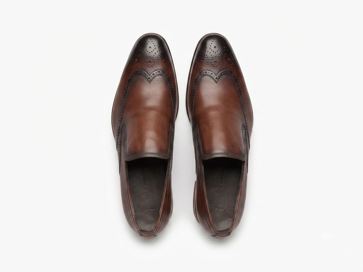 Malcolm Classic Premium Leather Semi Brogue