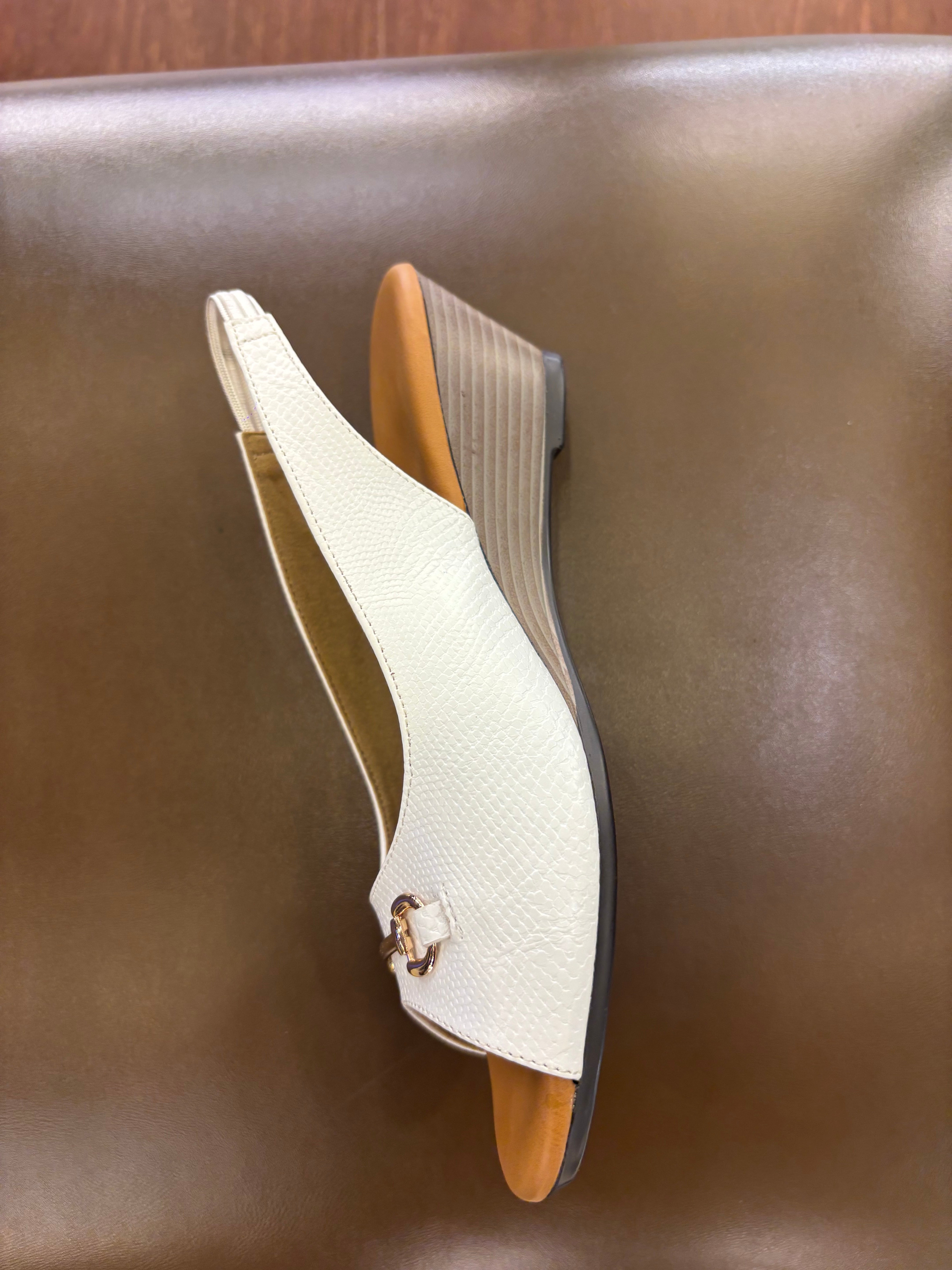 Antoine Wedge Heel Peep-toe Sandals